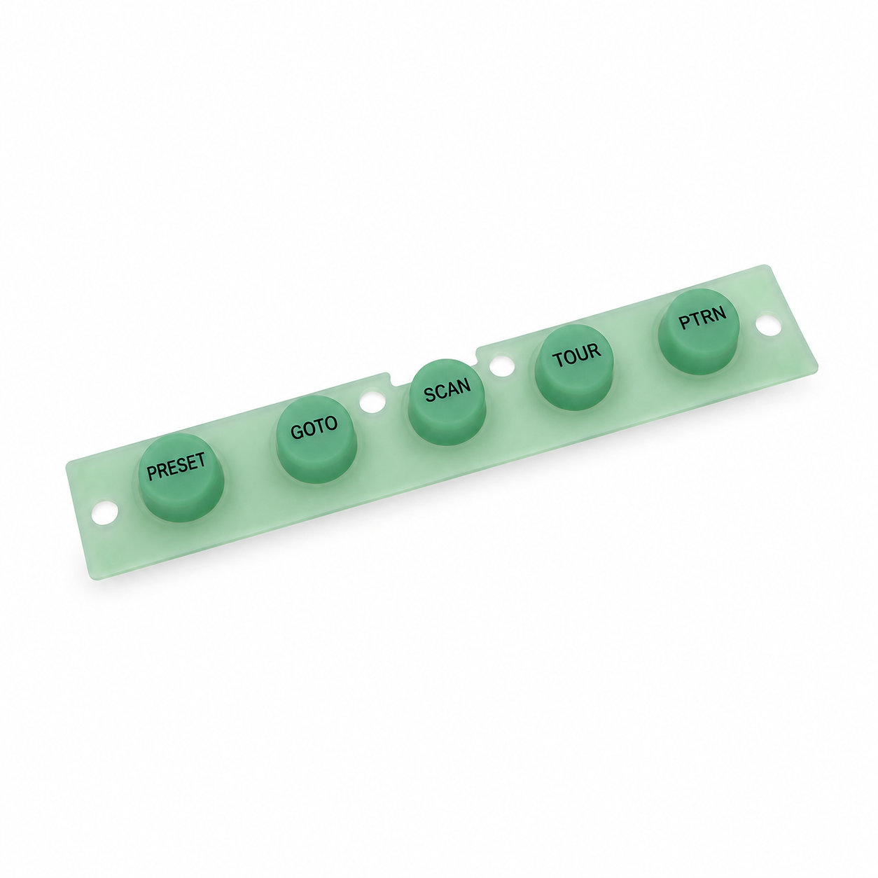 Industrial Equipment Silicone Button Translucent Membrane Keypad