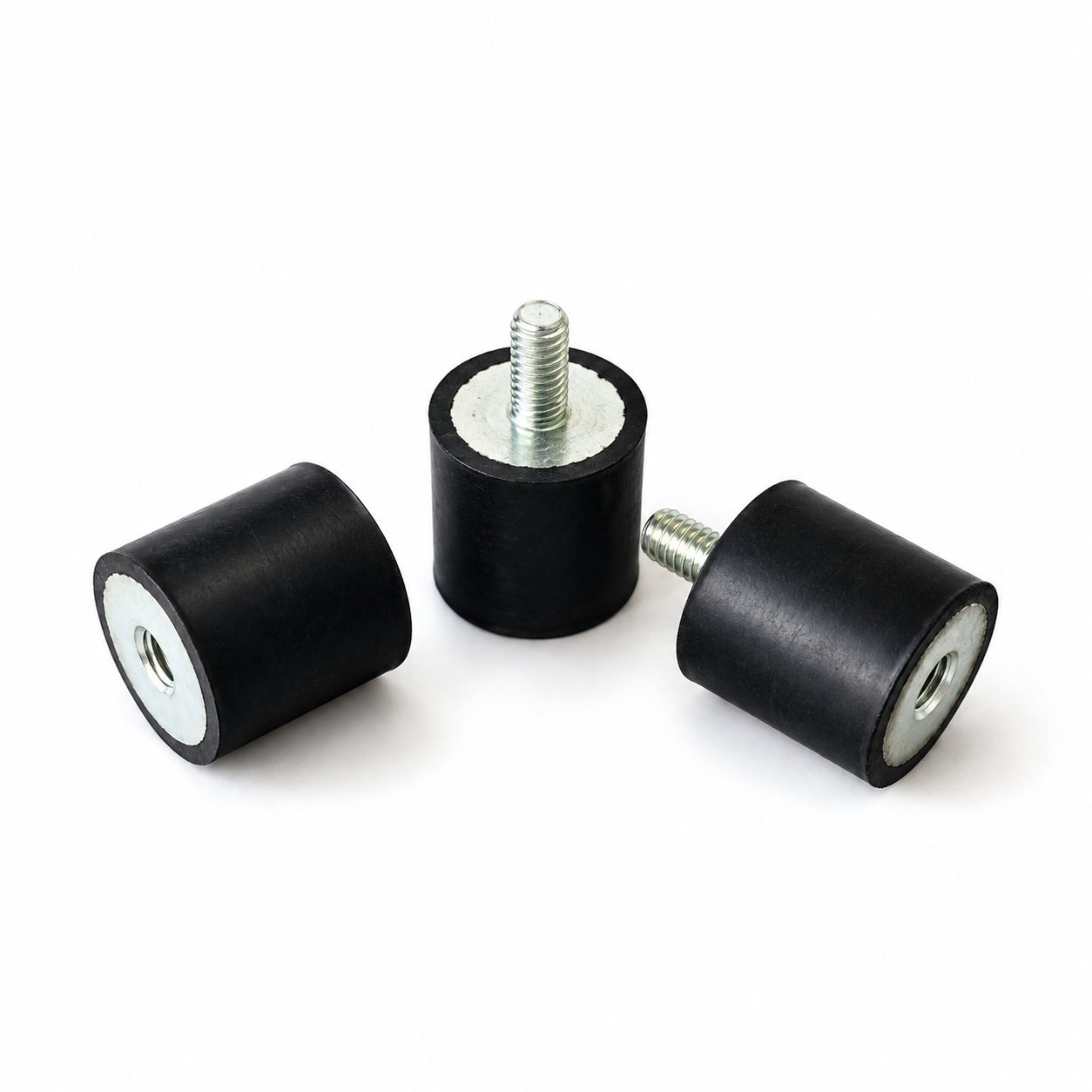 Custom small rubber buffer/rubber damper with M4 screw