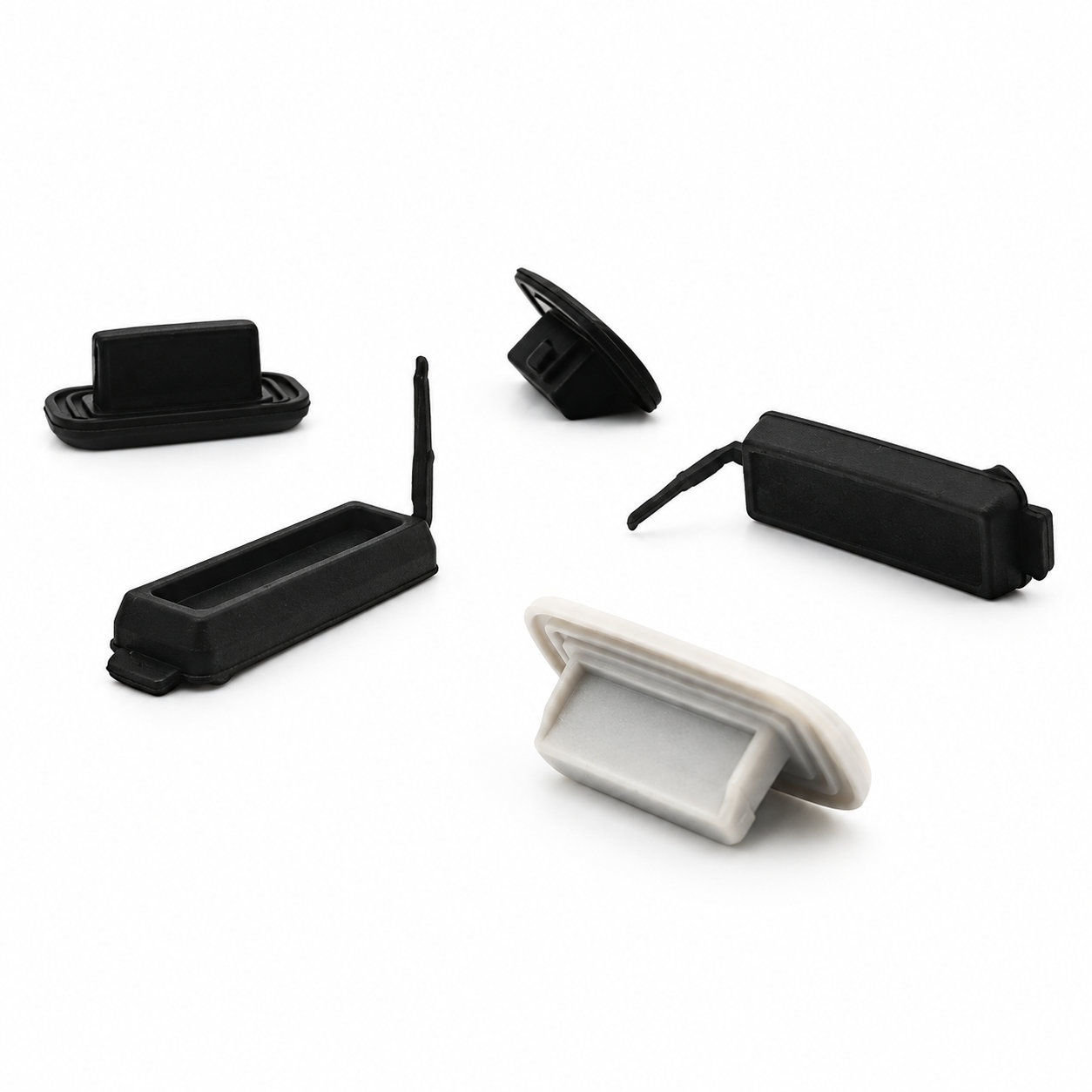 Wholesale silicone USB port cover usb dust plug cap