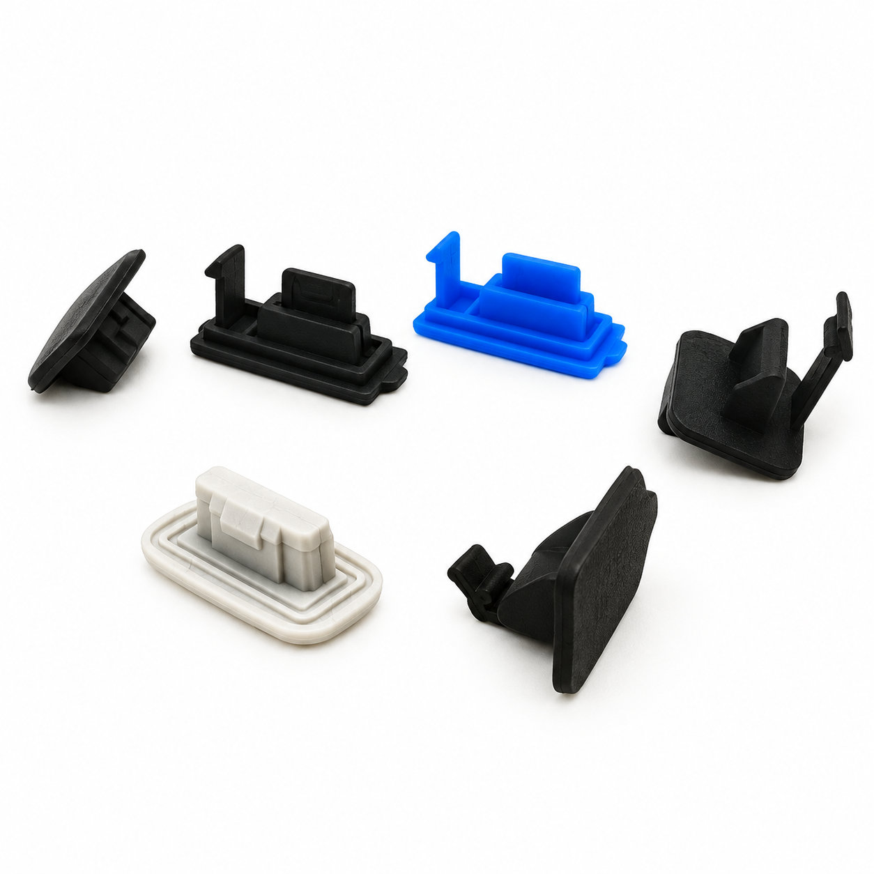 Waterproof USB port cover and usb protective cap