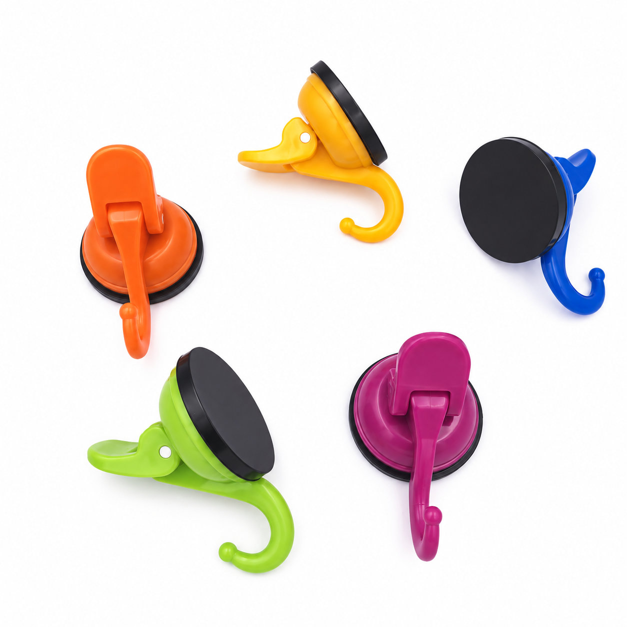 Custom PVC 60mm rubber suction cups with hook