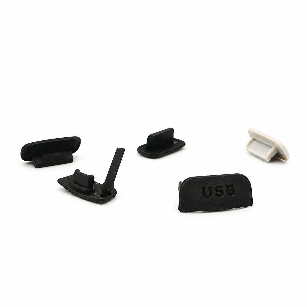 Custom made silicone laptop USB dust plug cover for USB port