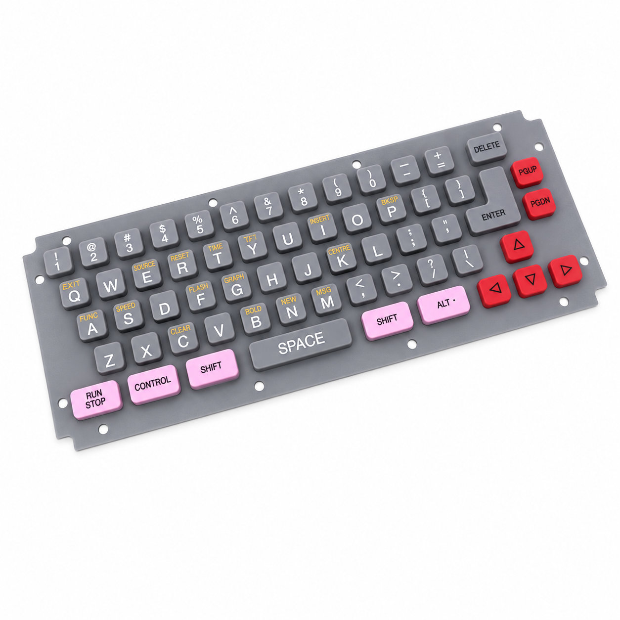Silicone flexible keyboard slim silicone keypads