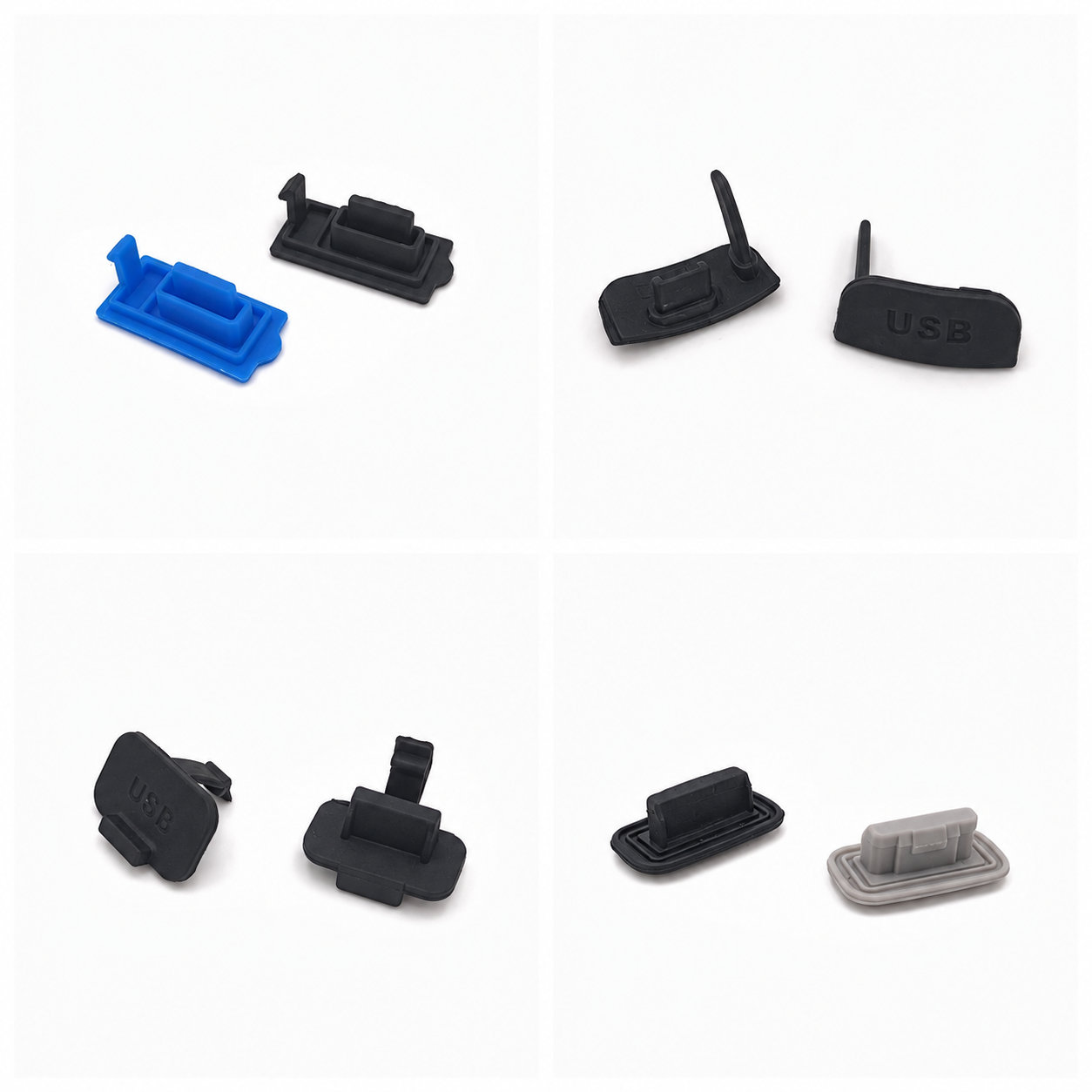 Silicone usb covers Protective micro usb cover