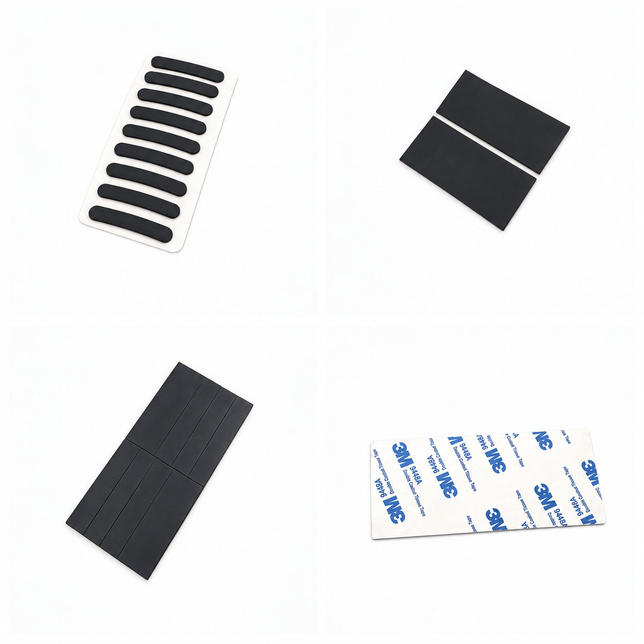 Sticky silicone rubber pad anti slip rubber bumper