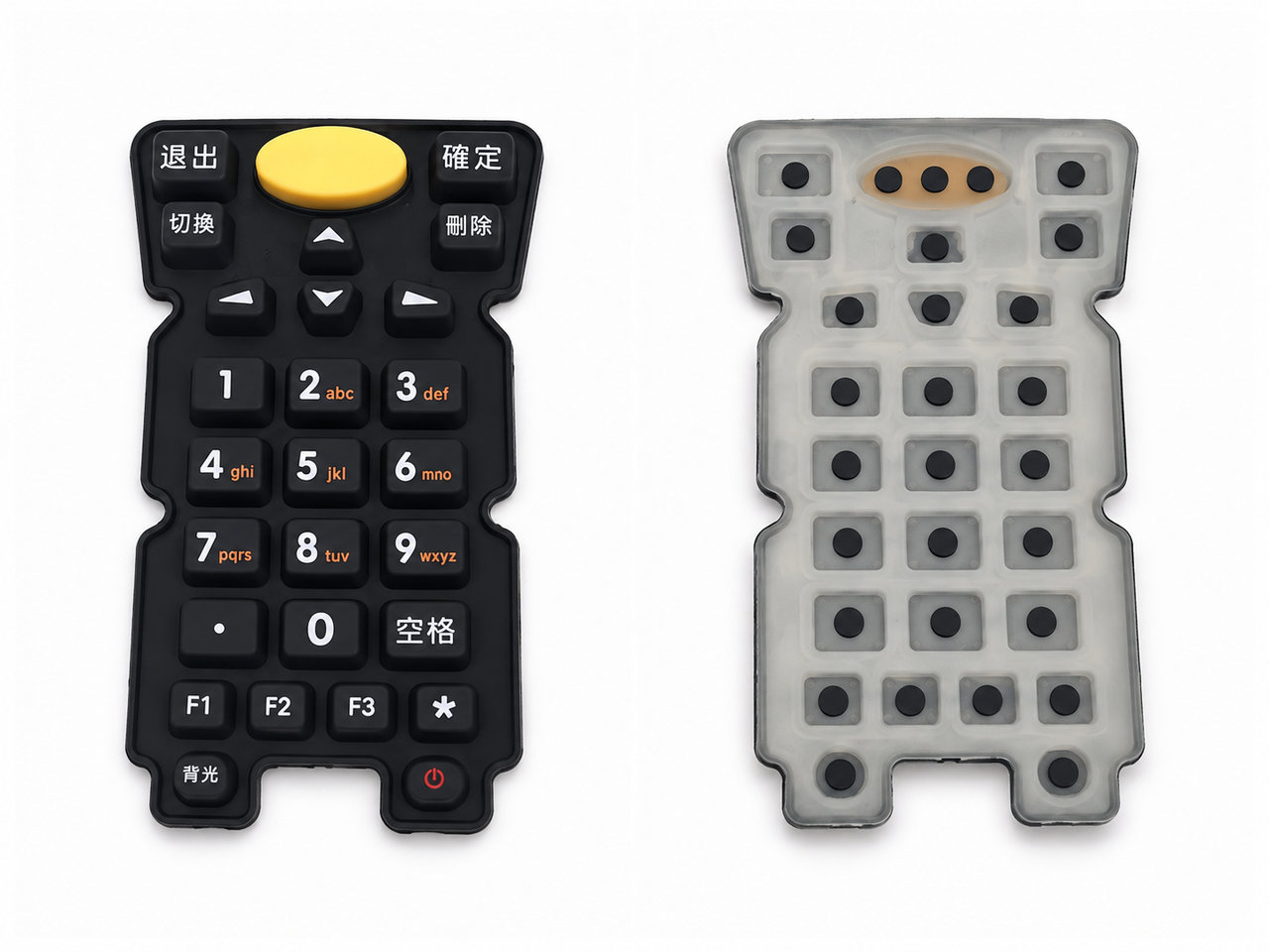 Custom made TV silicone remote control keypad
