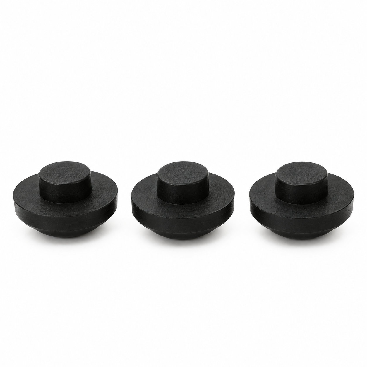 Anti vibration mushroom silicone rubber plug stopper