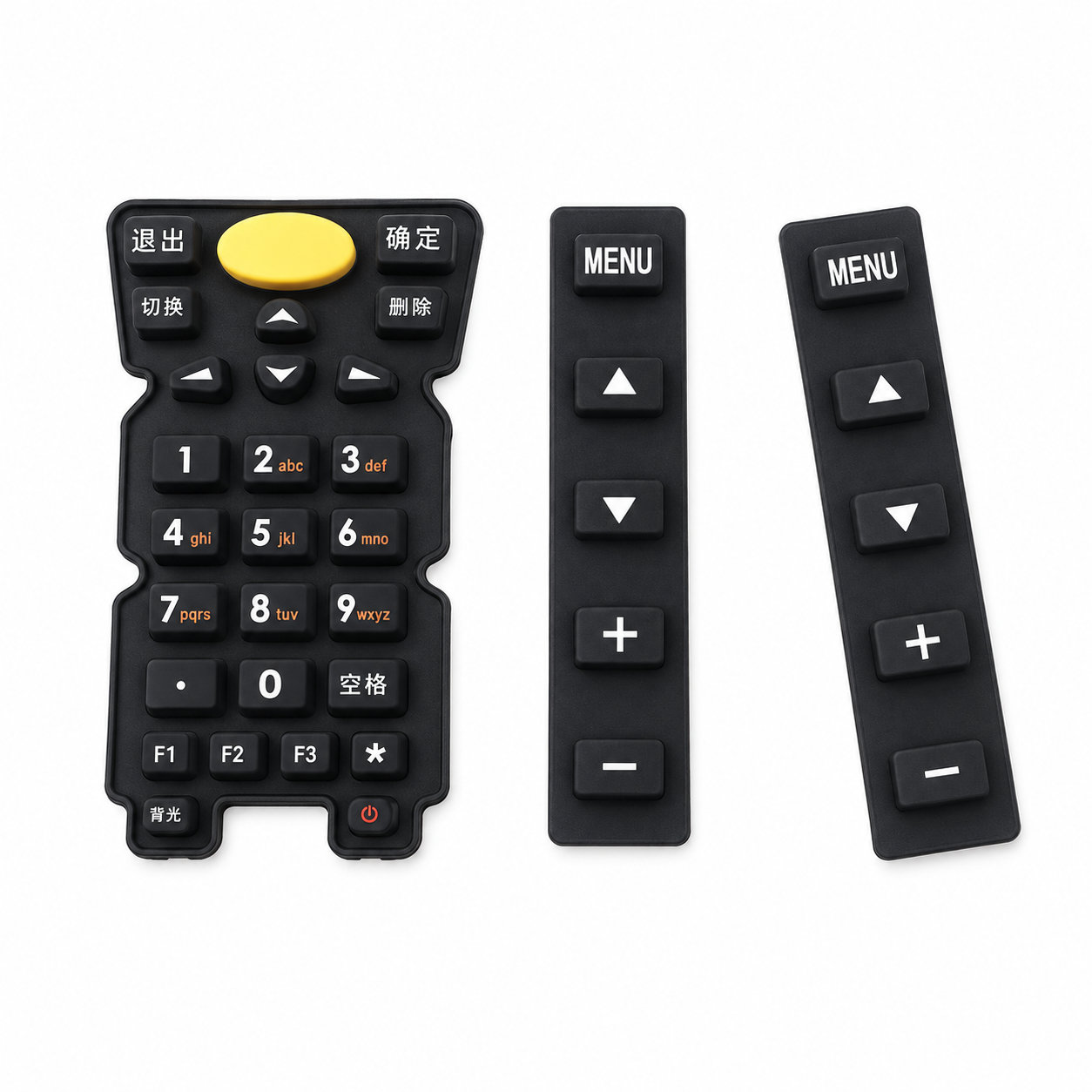 Custom various silicone remote controller keypads