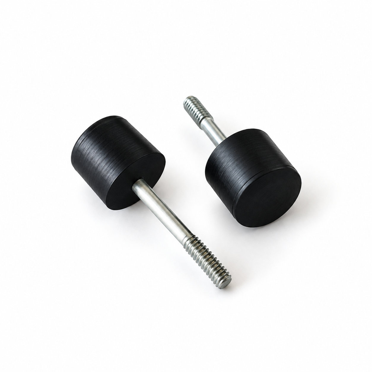 Tearing resistant rubber vibration damper/rubber mounts