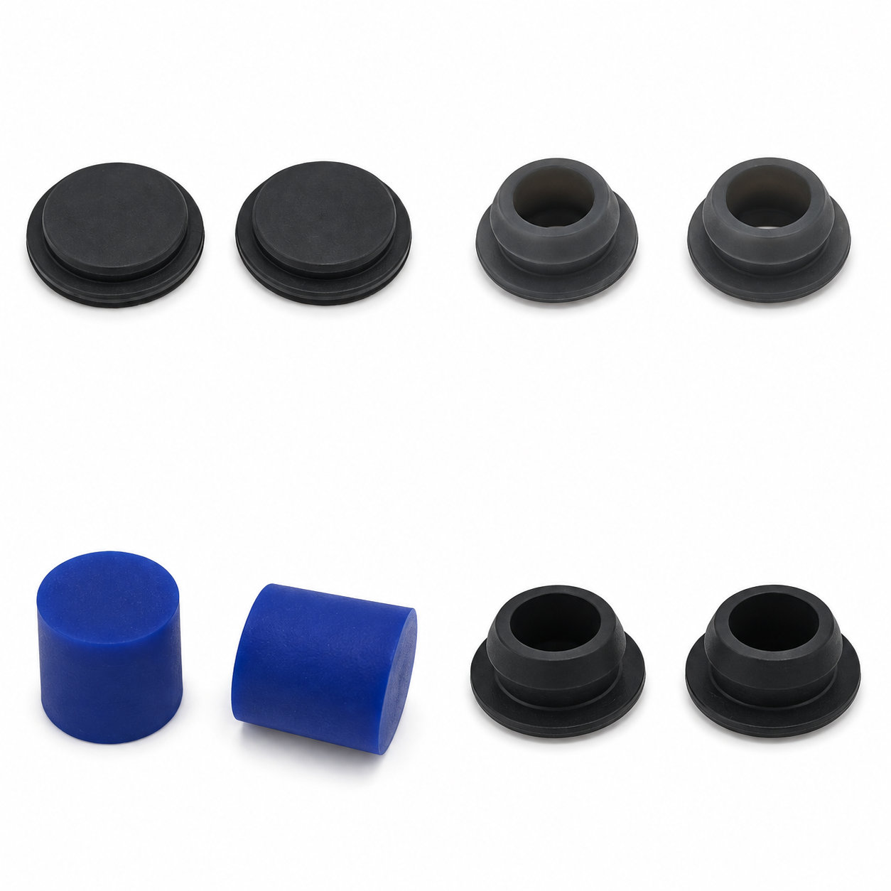 Custom molded different kinds of rubber plug for holes