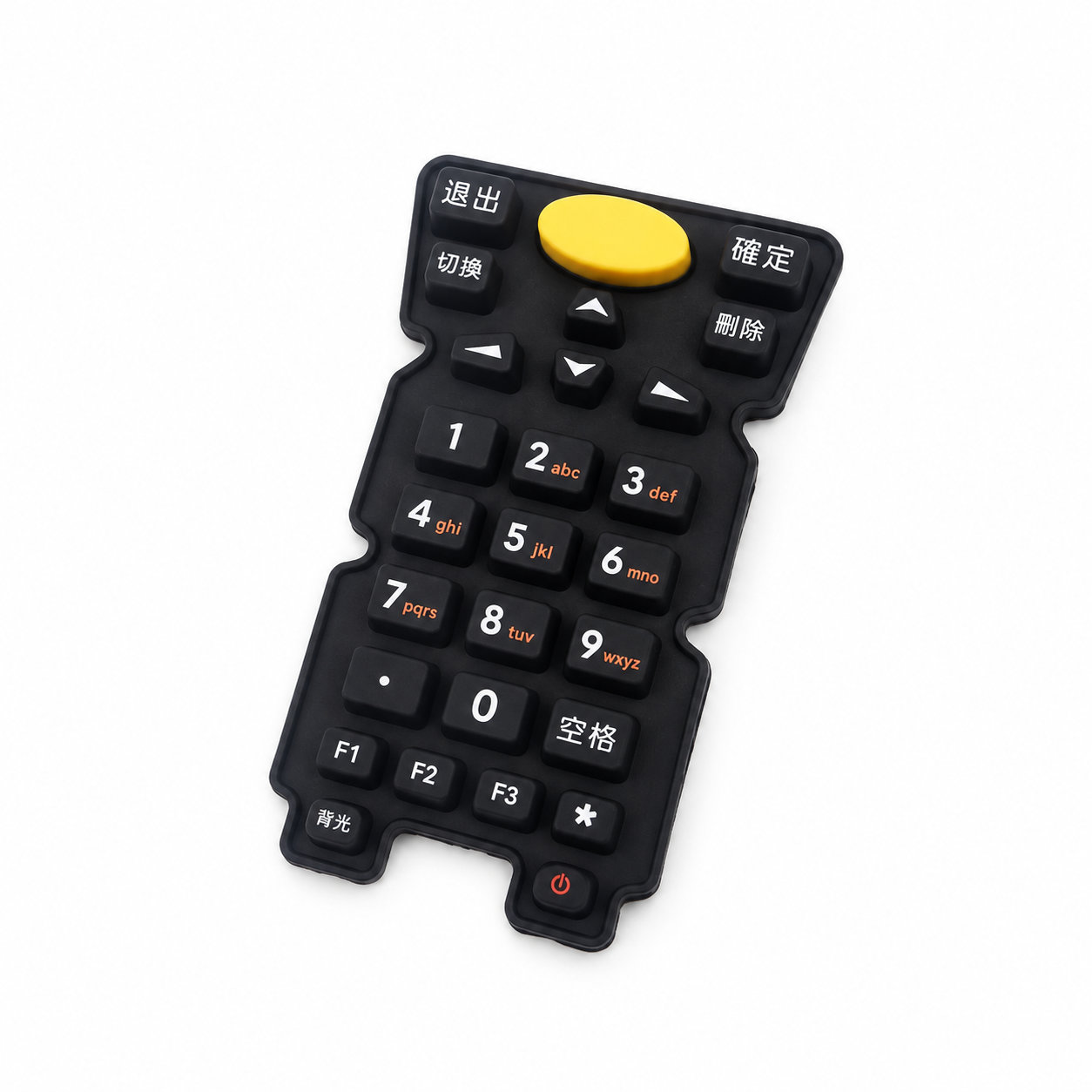 silicone control keypad, eco-friendly laser rubber keypads