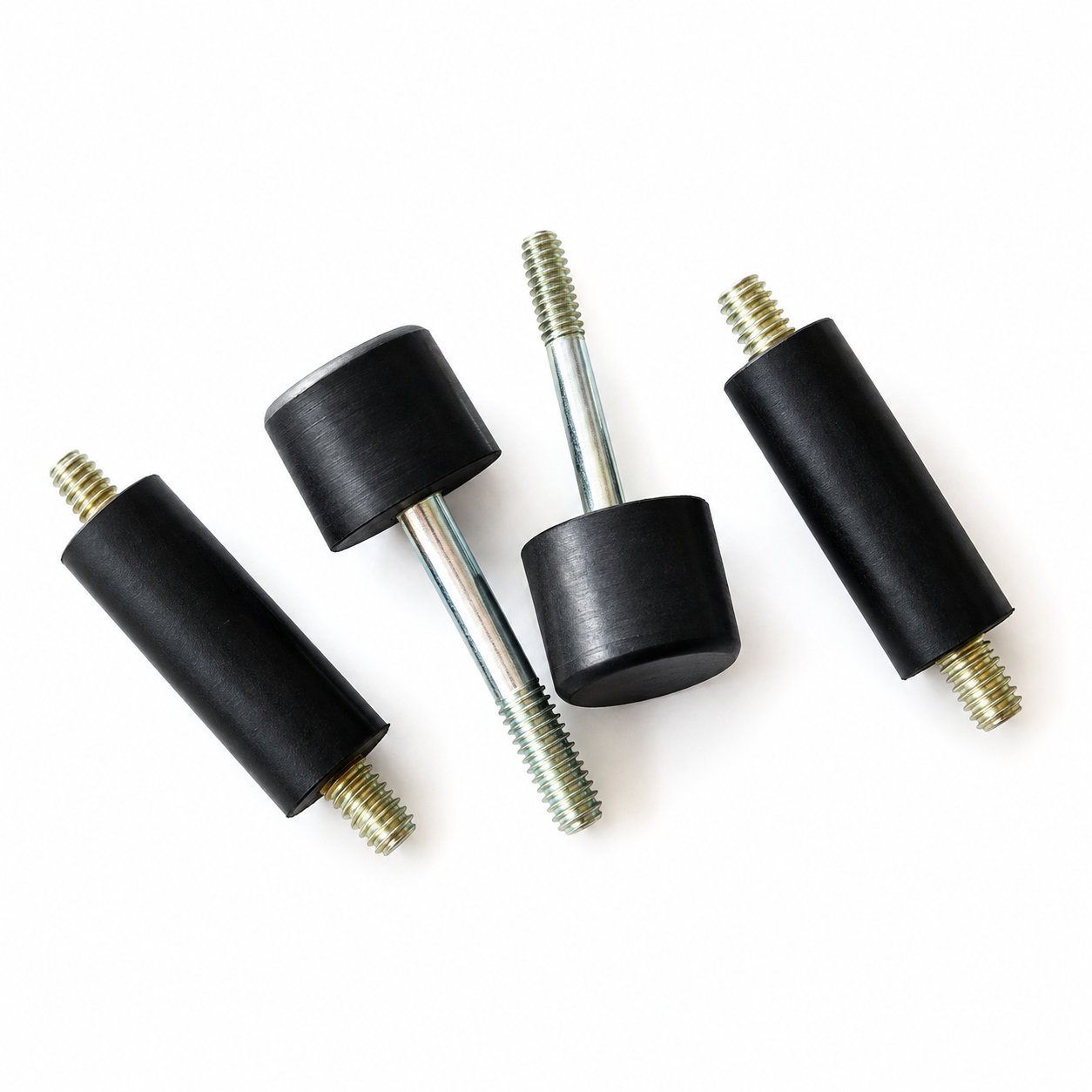 Molded good quality rubber damper/shock-absorber with screw