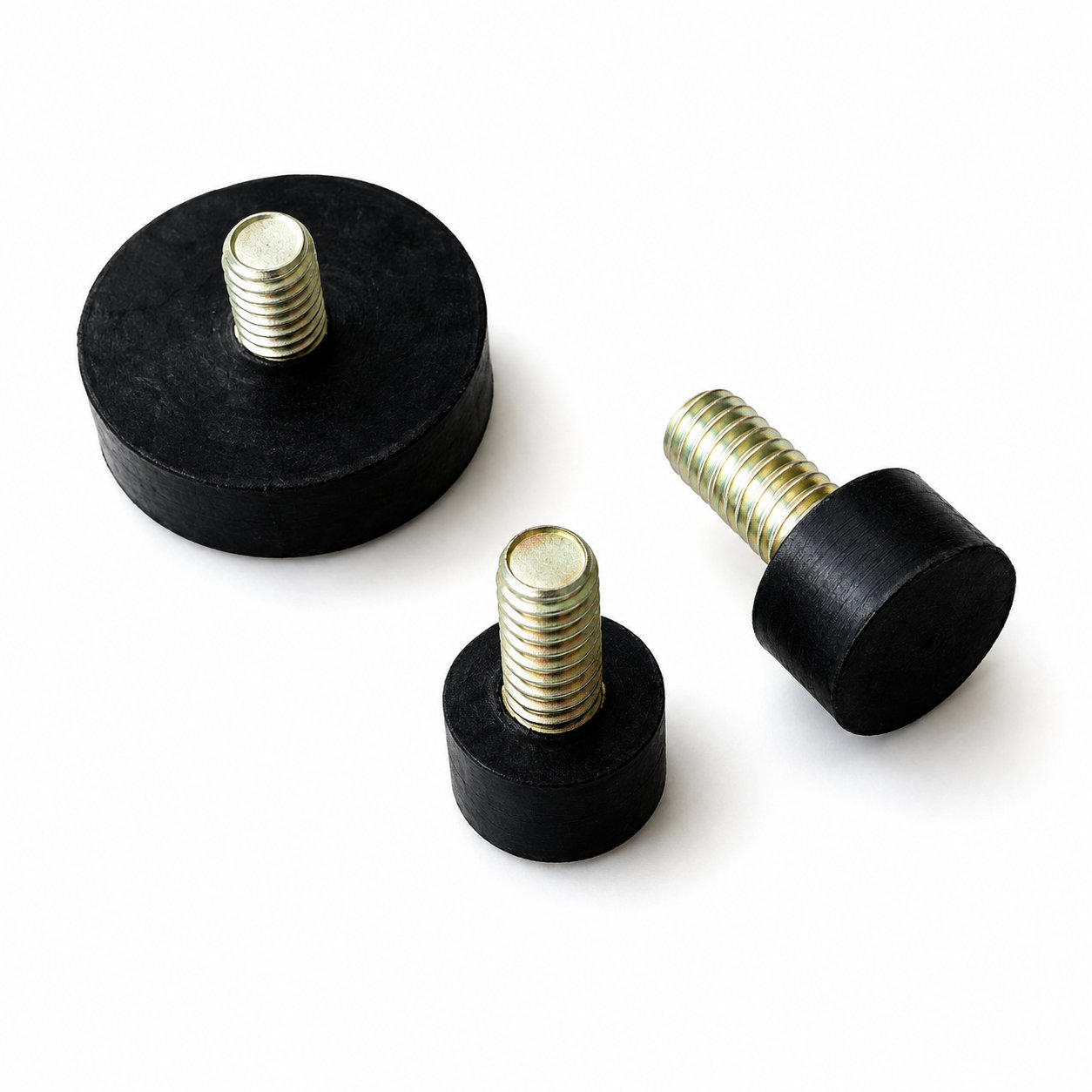 High quality rubber damper/EPDM bumper with metal screw