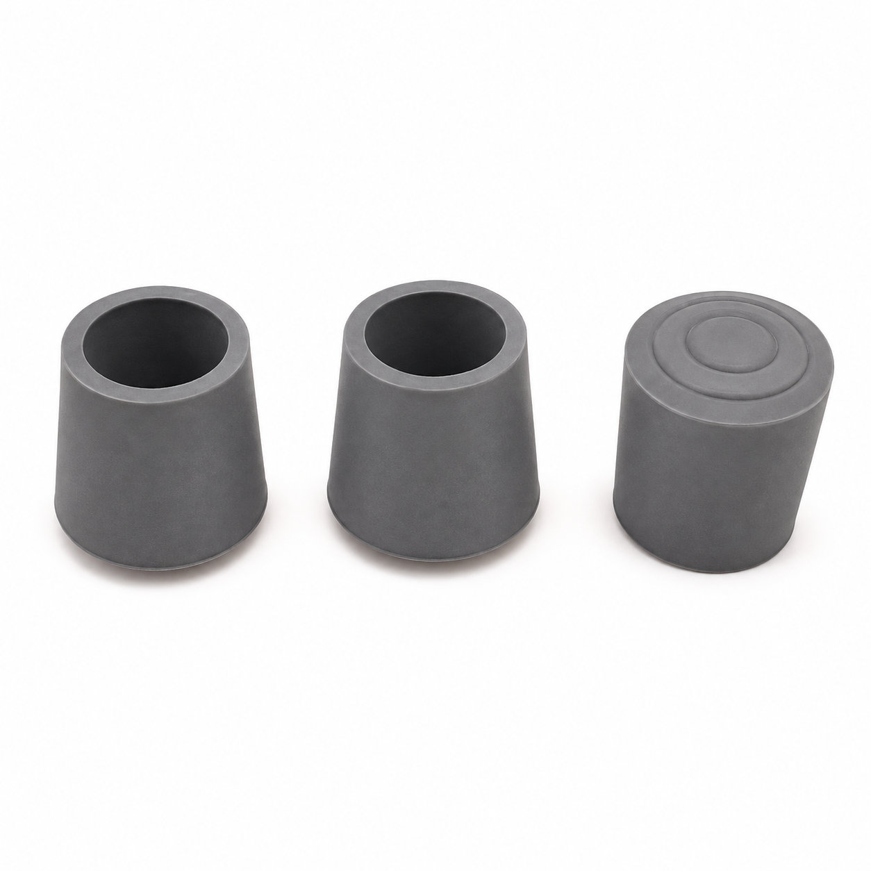 Wear-resistant custom rubber walking stick tips