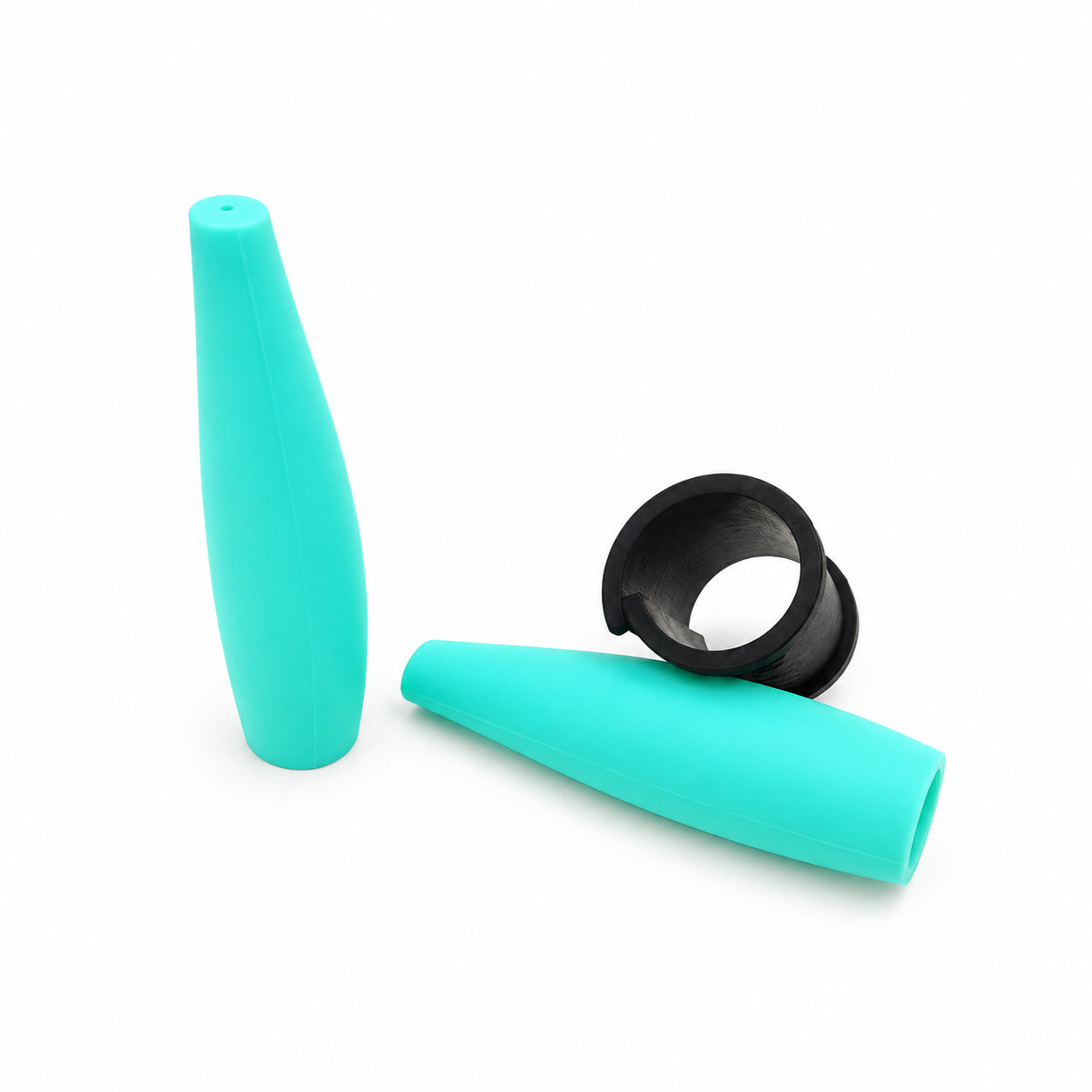 Non slip waterproof silicone rubber handle sleeve