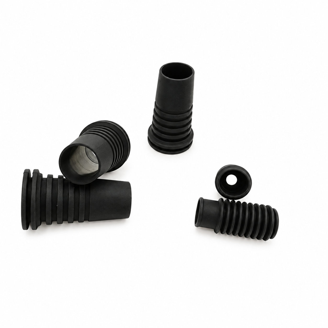 Soft auto parts oil resistant FKM waterproof rubber sleeves