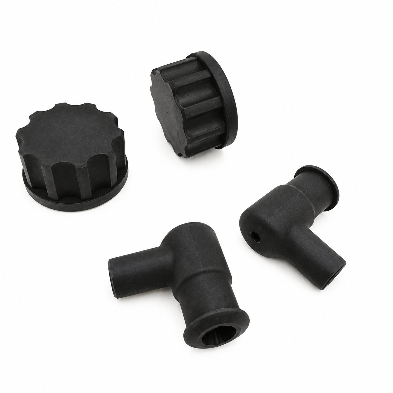 Custom flexible rubber bushing for auto motorcycle pipe