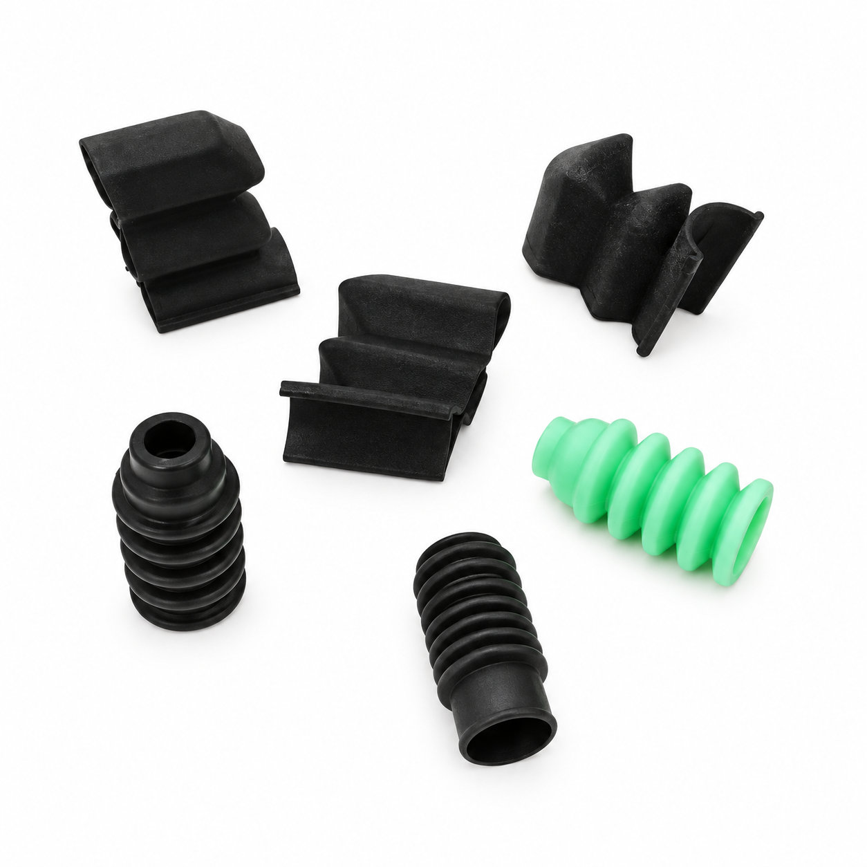 Custom mold flexible silicone rubber bushing for shock absorber