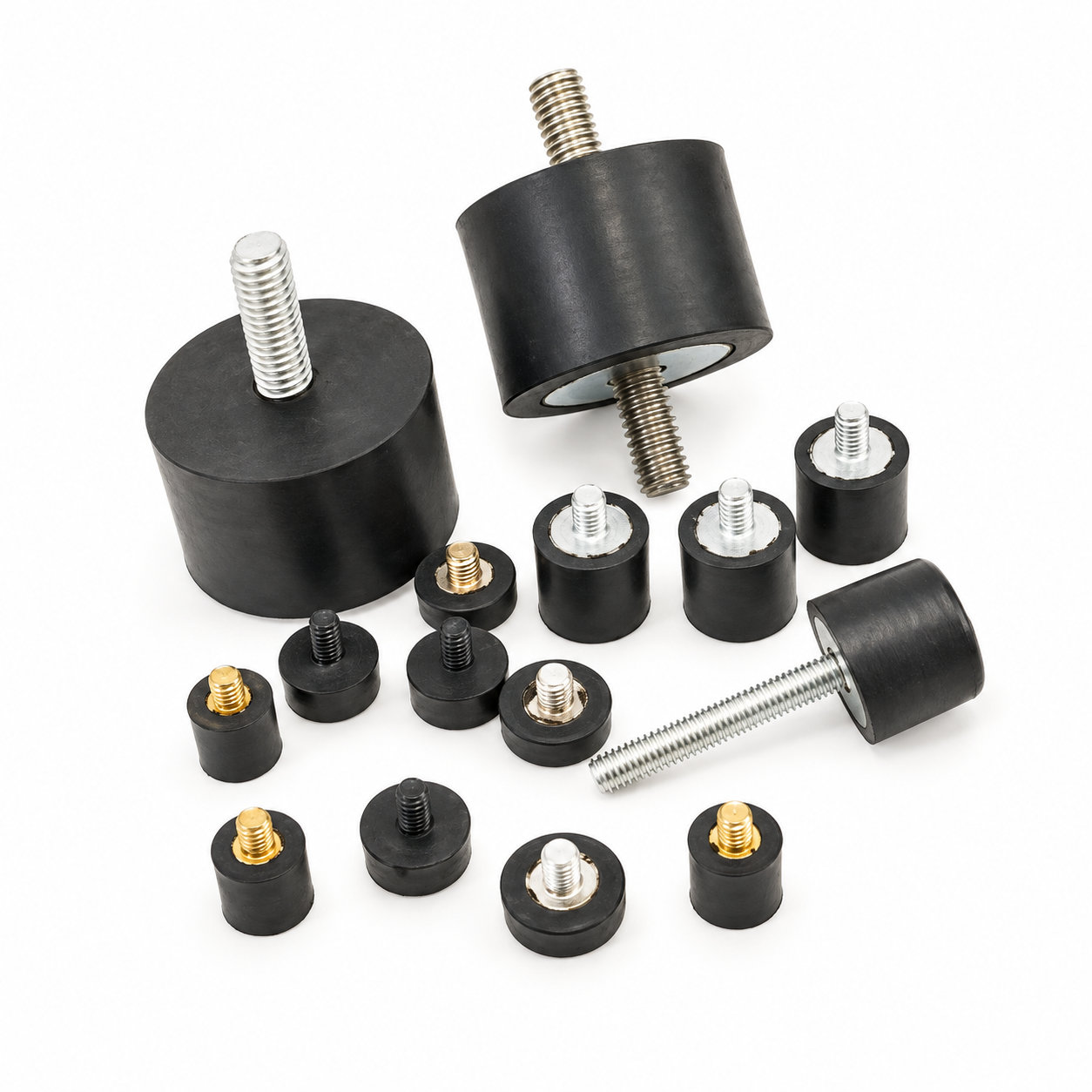 Molded rubber silicone bumper/shock-absorber for chair protection