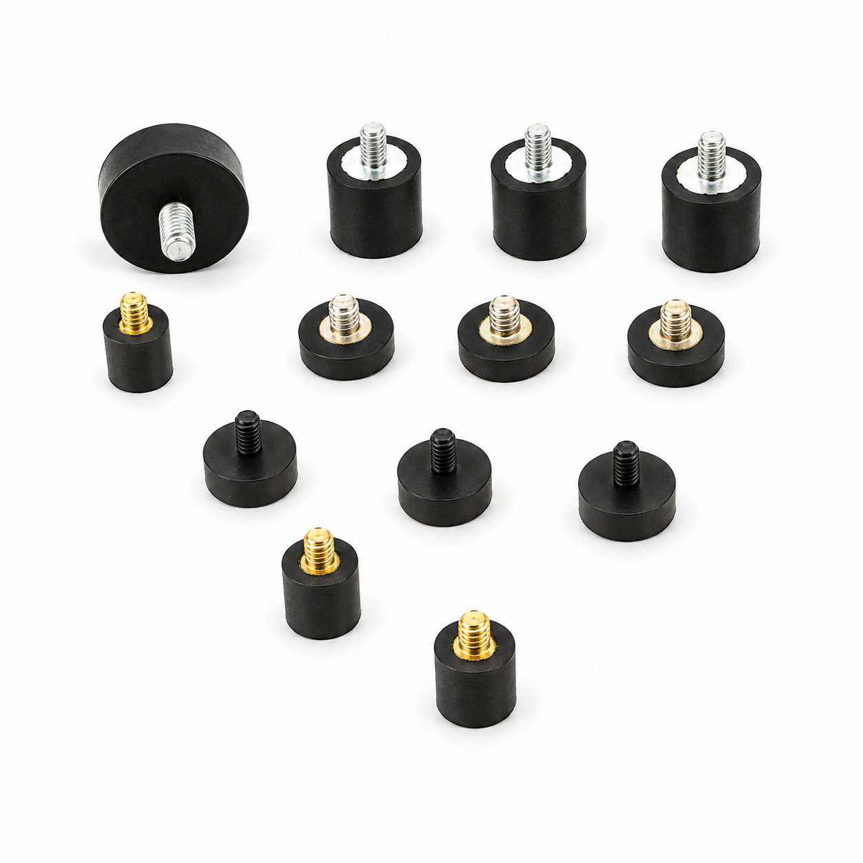 Molded rubber silicone damper/shock-absorber for devices