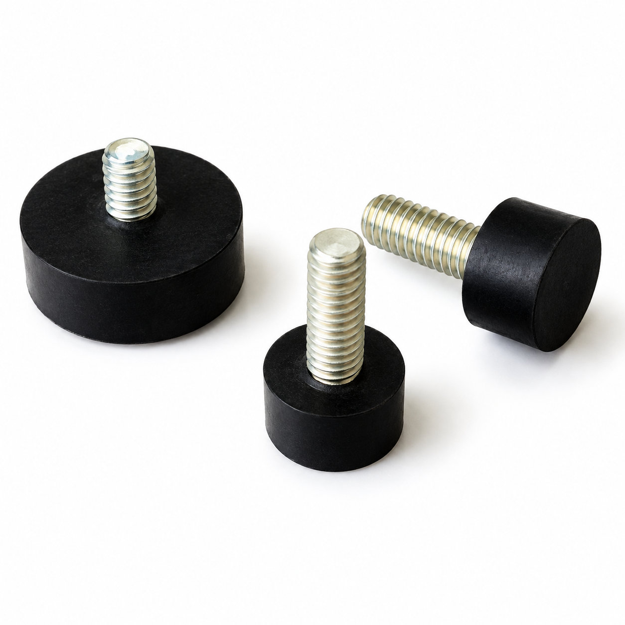 Custom heat-resistant rubber damper/mounts with M6 M8 screw