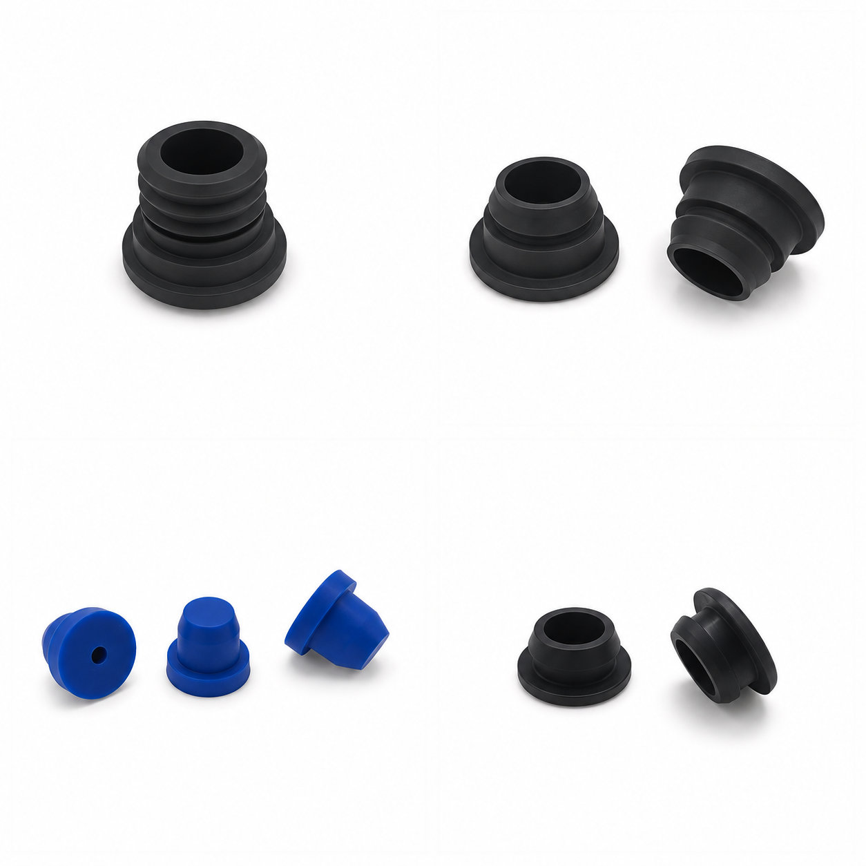 Customized good quality silicone stopper rubber seal hole plugs
