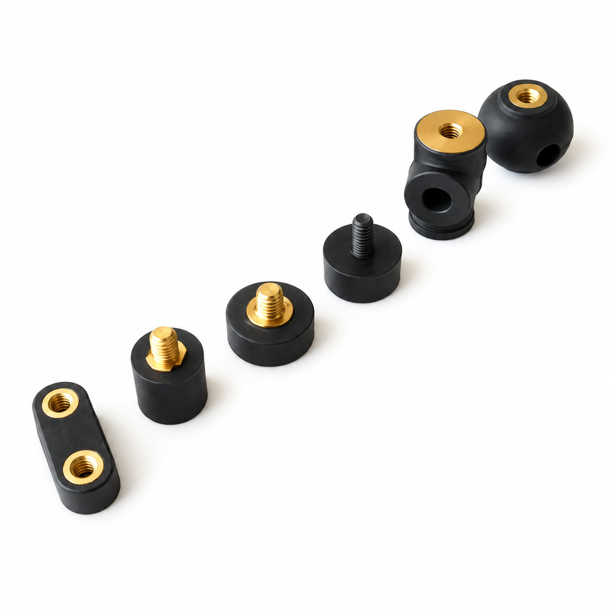 Different small sizes rubber parts/rubber dampers and mounts