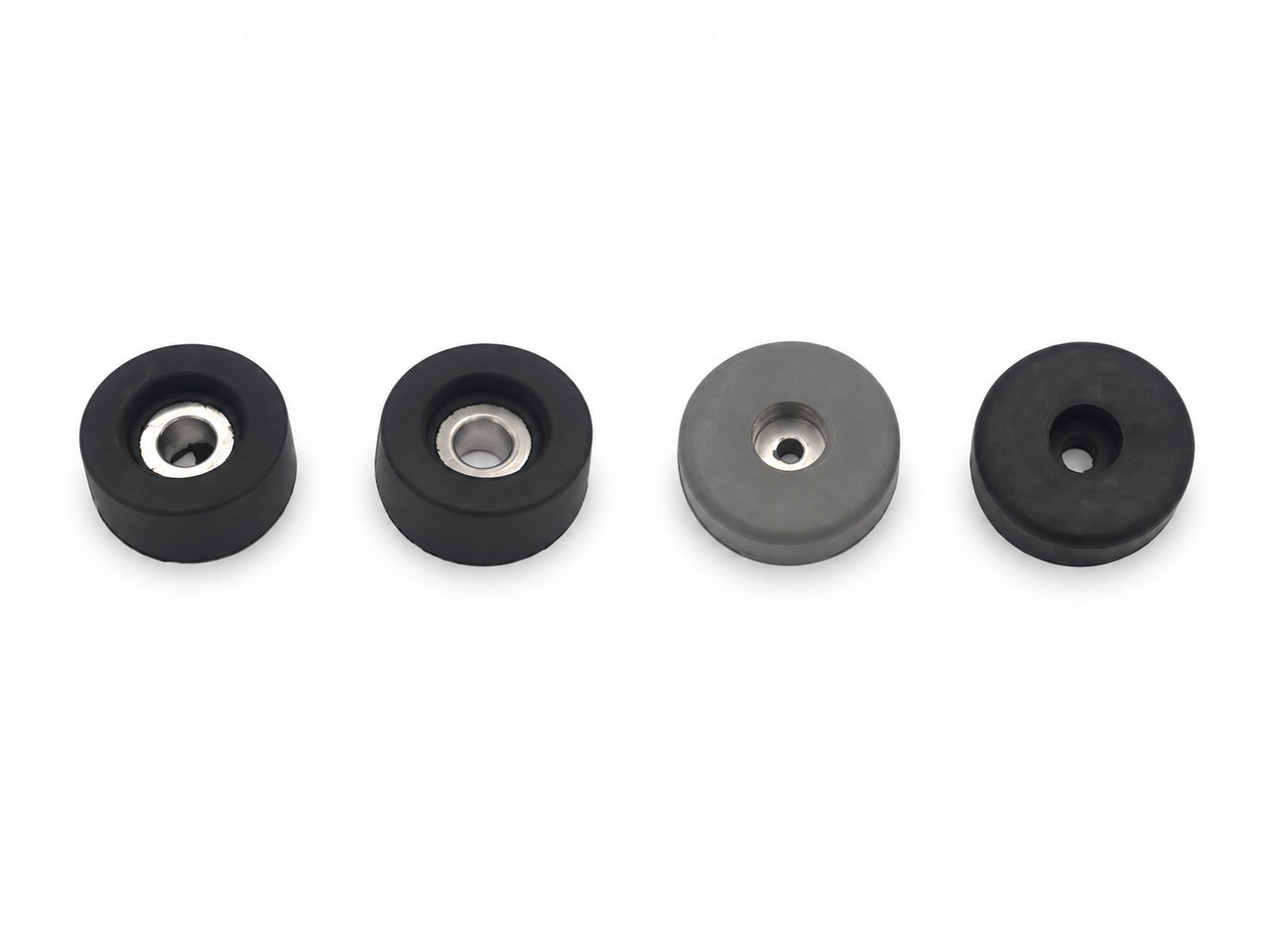 Custom made vibration damper rubber feet with washer