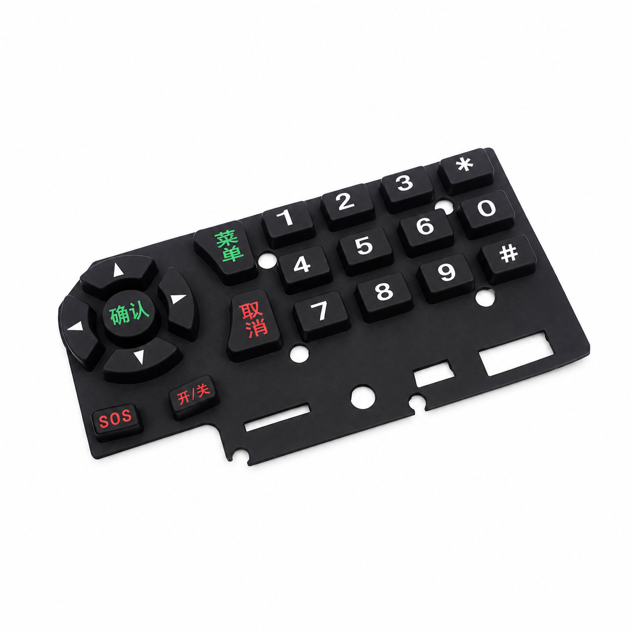 Rubber Silicone Keypad for Printed Circuit Board