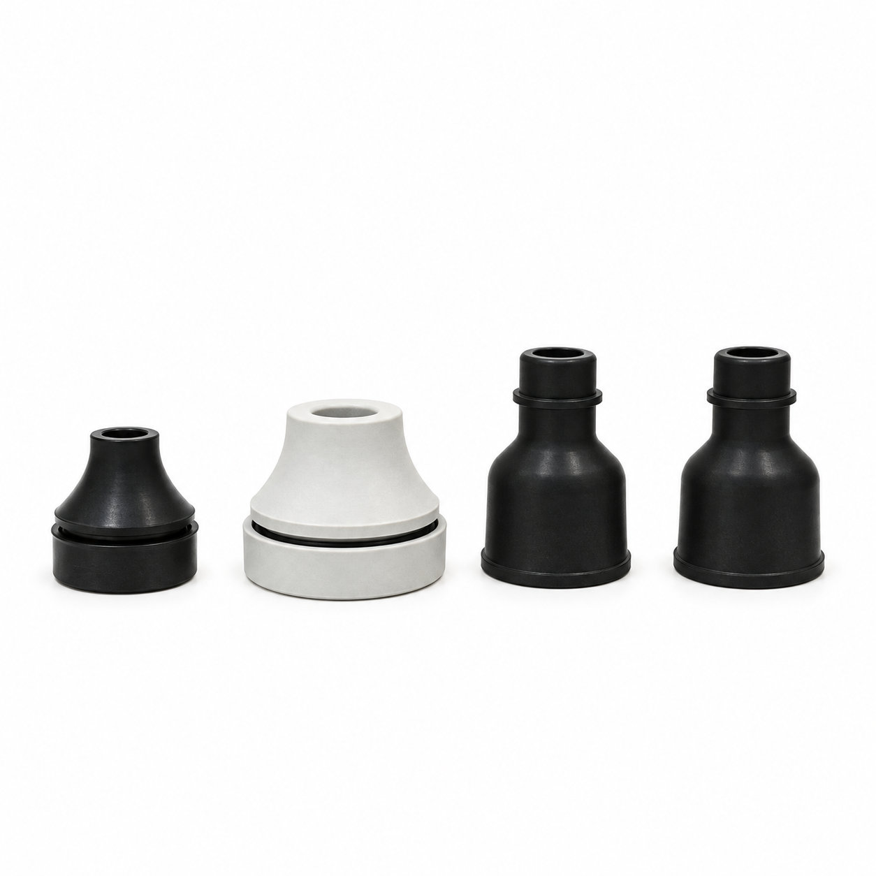 Custom molded small rubber bushings for shock absorber