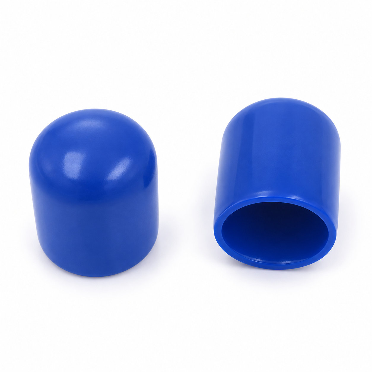 High temp silicone plastic end cap for aluminum pipe