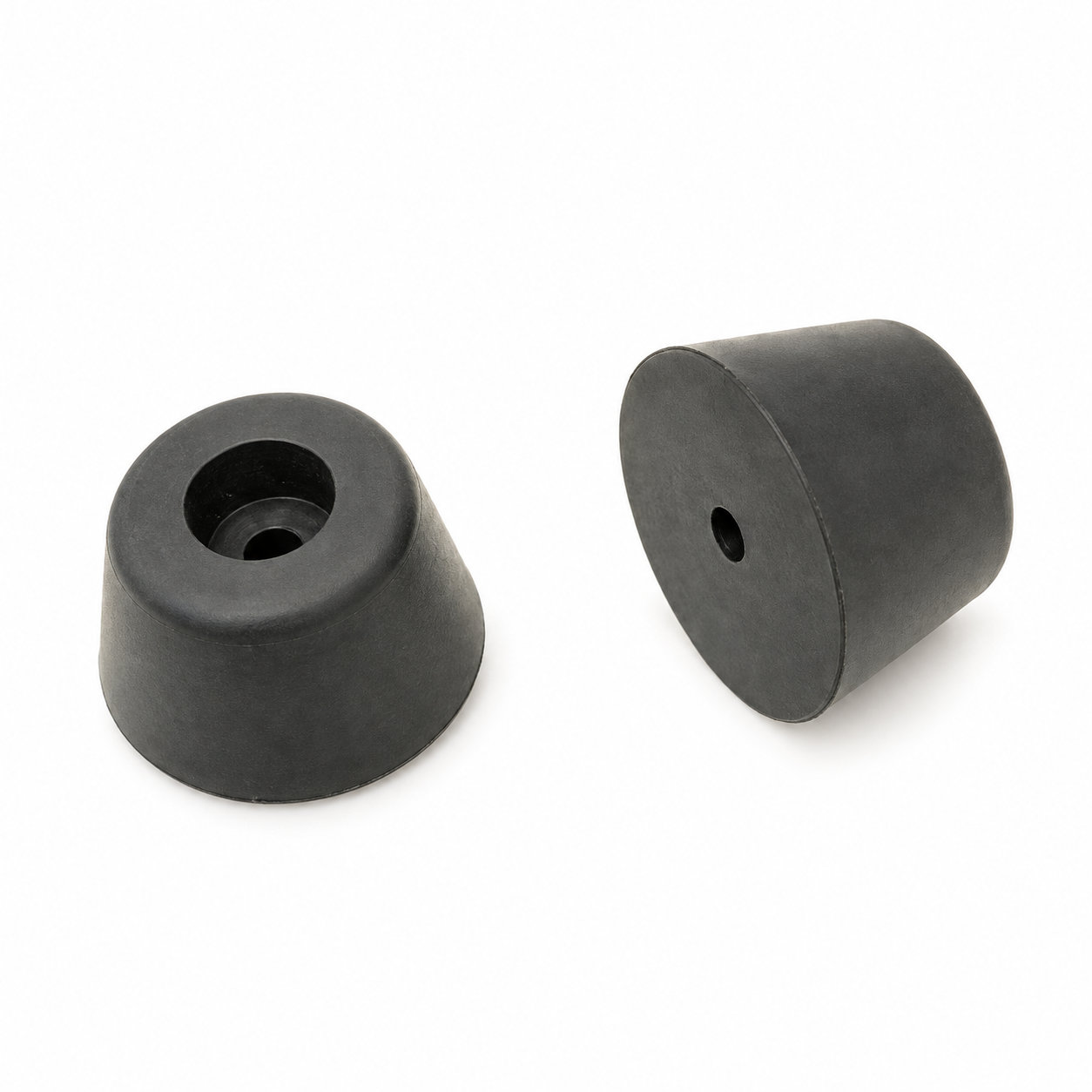 Molded rubber bumper feet/rubber mount with metal parts