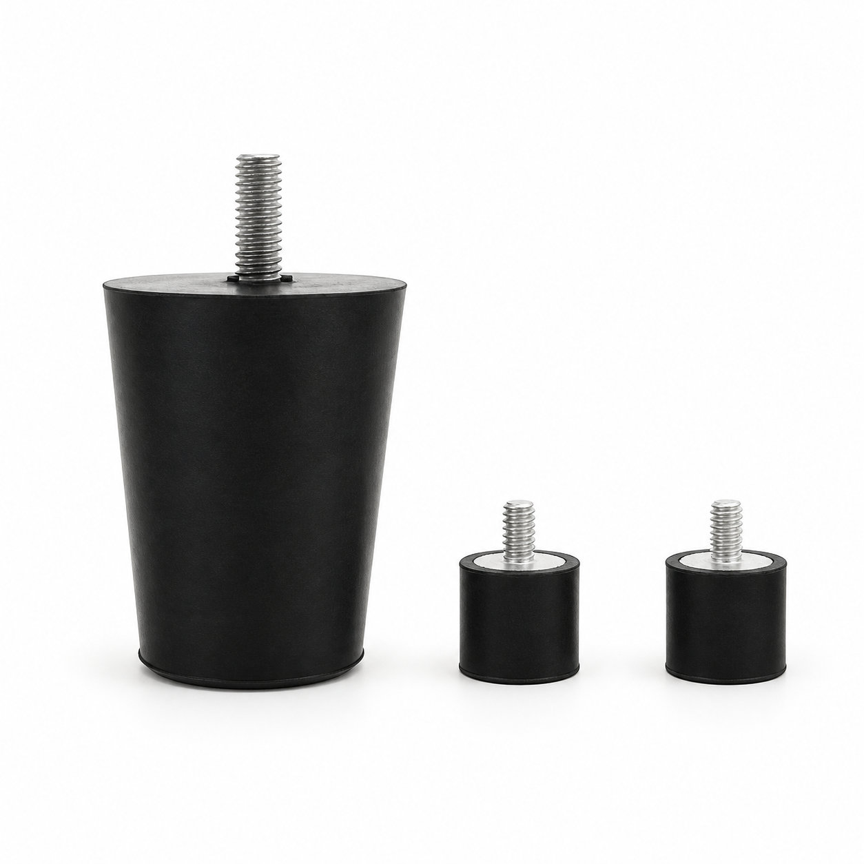 Custom molded rubber bumpers screw rubber foot for equipment