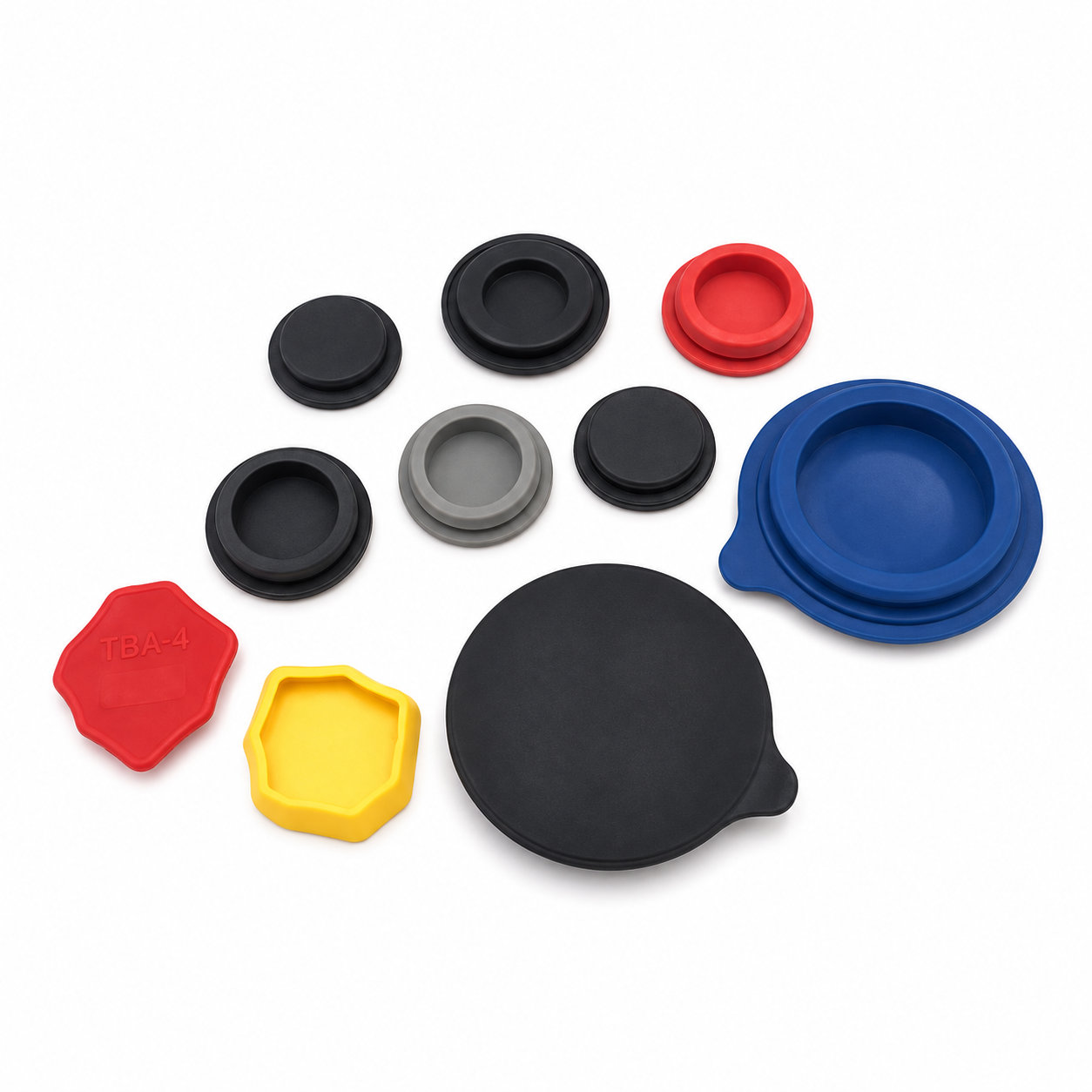 Custom Molded Protective Round Rubber Seal Cap