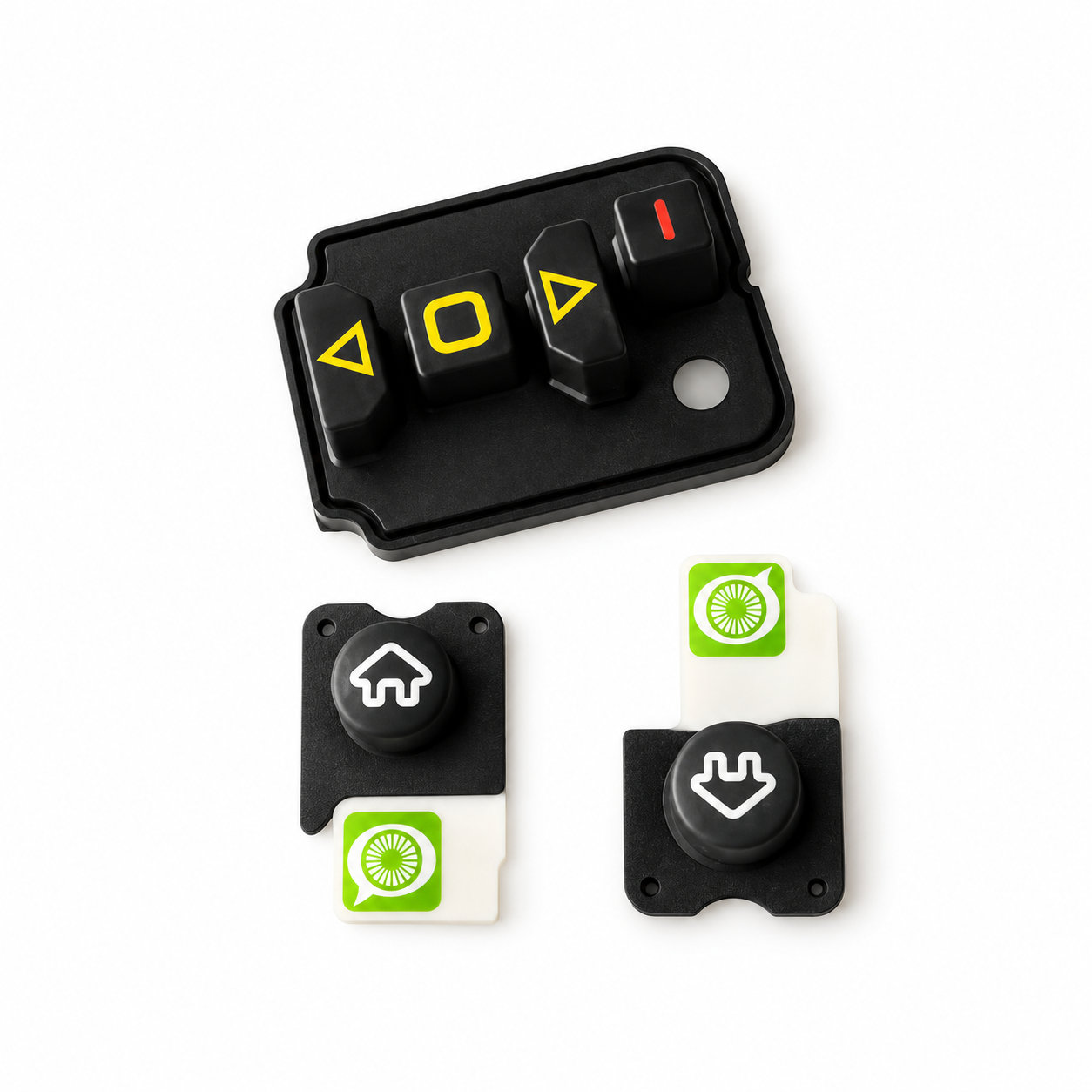 Custom molded silicone key buttons/keypads for kinds of toys