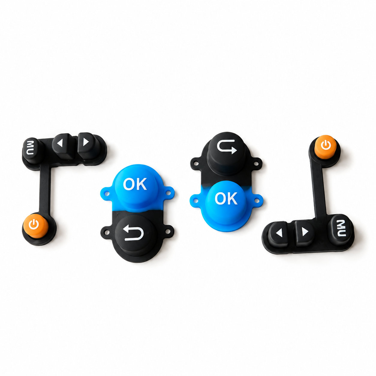 molded conductive silicone key buttons/rubber buttons for toy