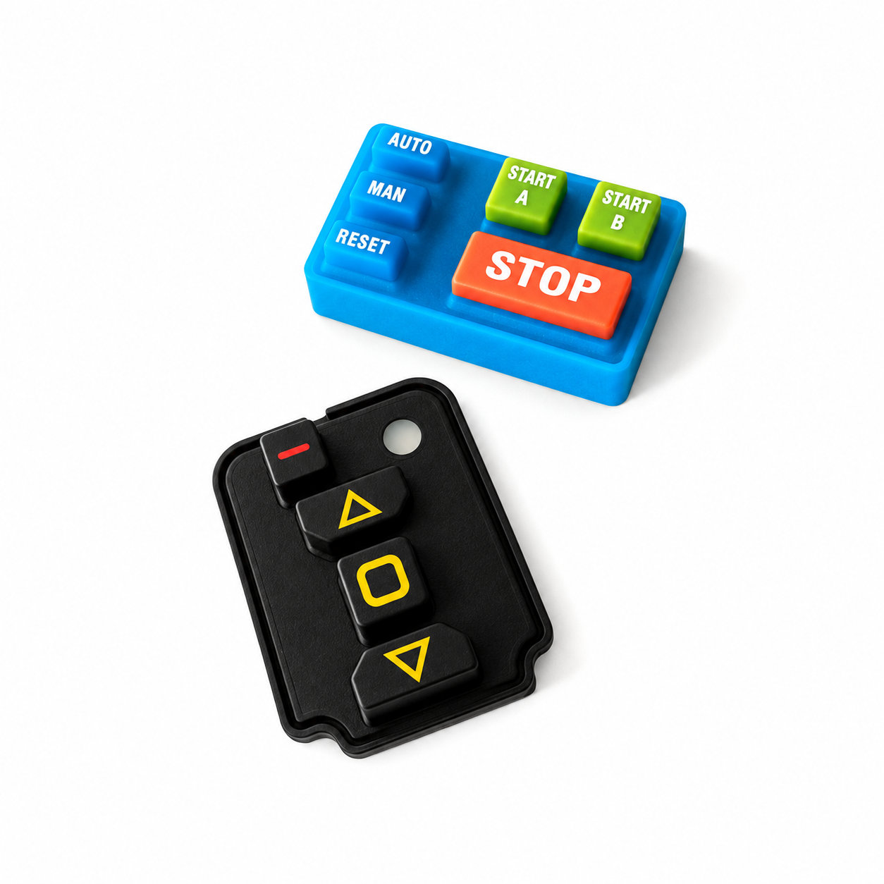 Hot-selling conductive colored key buttons/silicone keypads