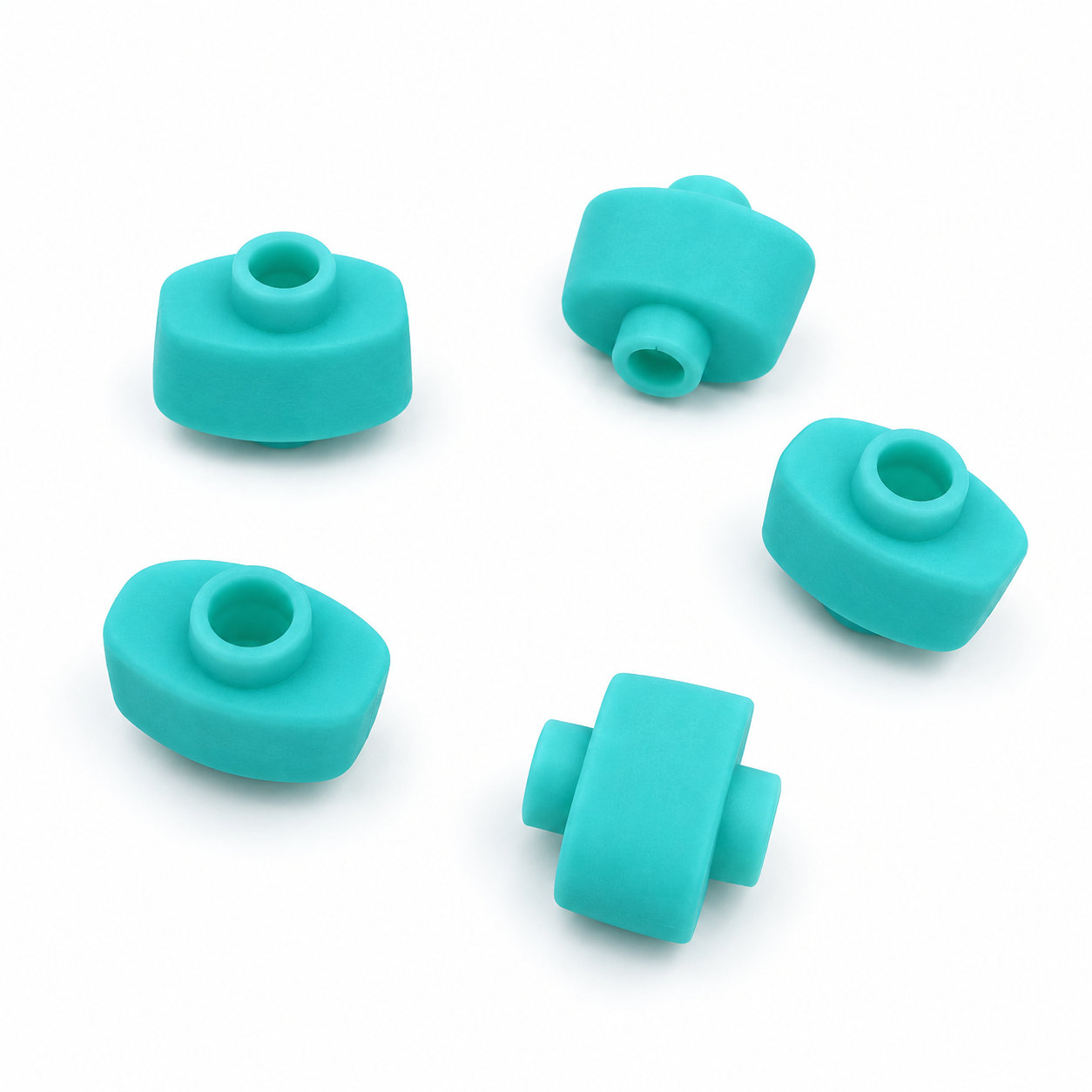 Custom made colored food grade silicone parts