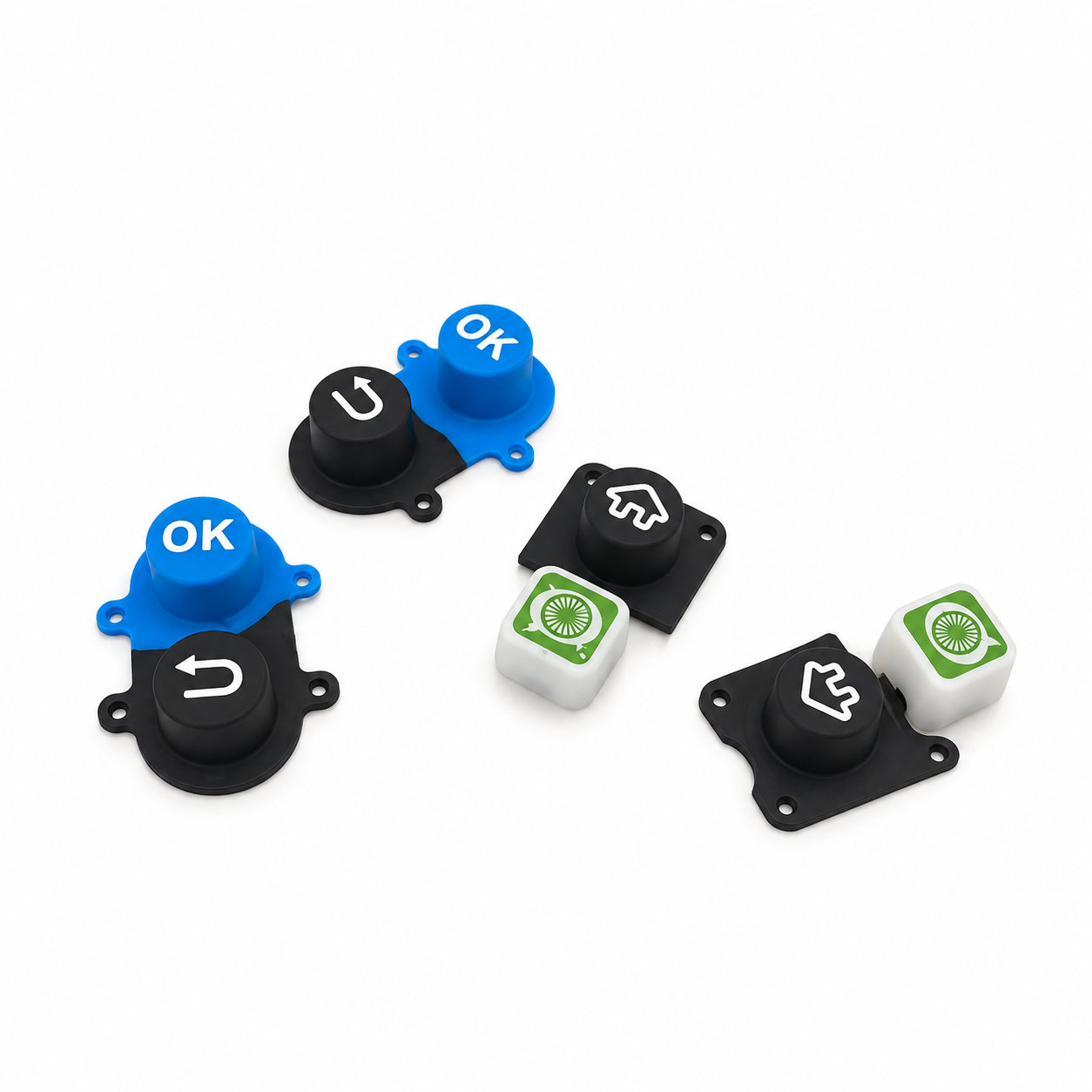 Custom electronic silicone keypad rubber push button