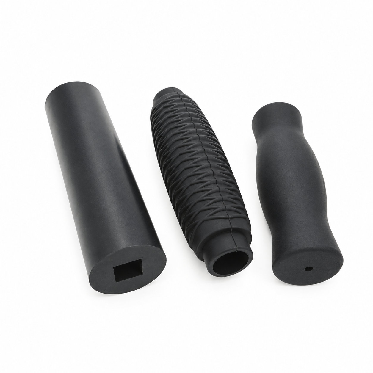 Custom made rubber bicycle handle grip