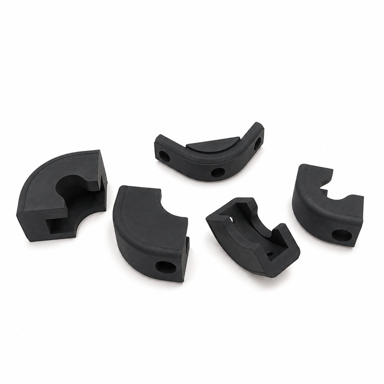 Custom made silicone rubber corner protector