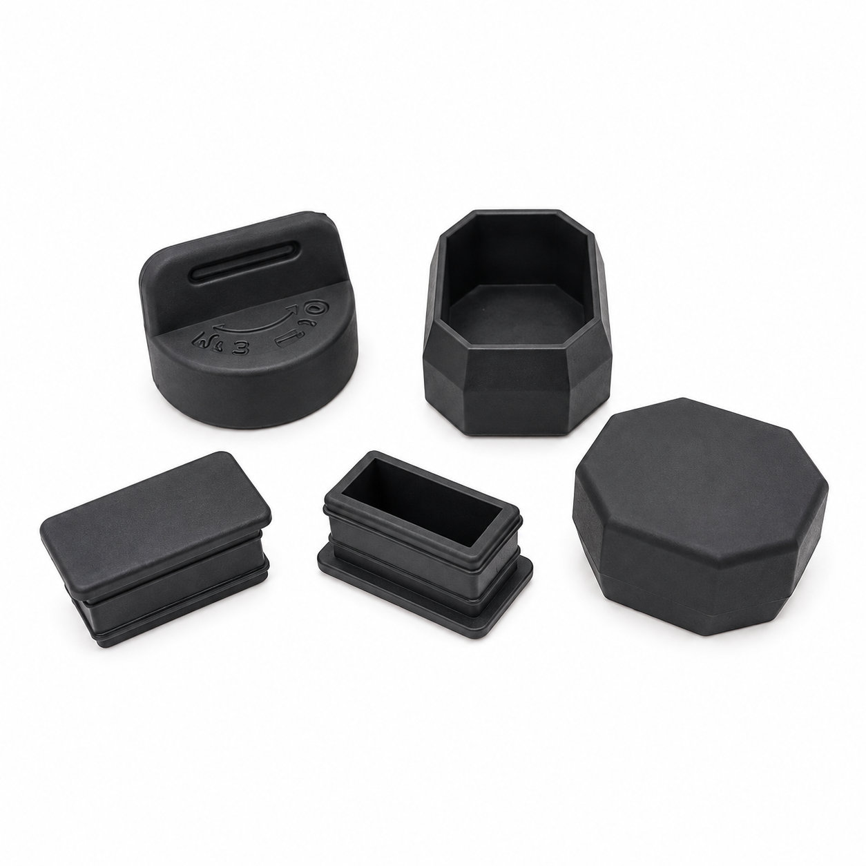 Custom Made Rubber Plugs for Square Holes