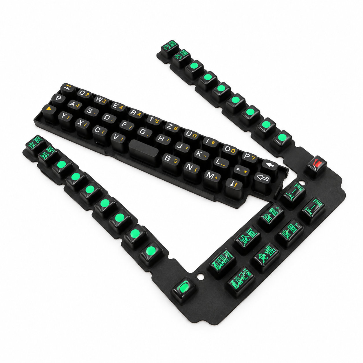 Silicone elastic numeric keypad rubber button keypad