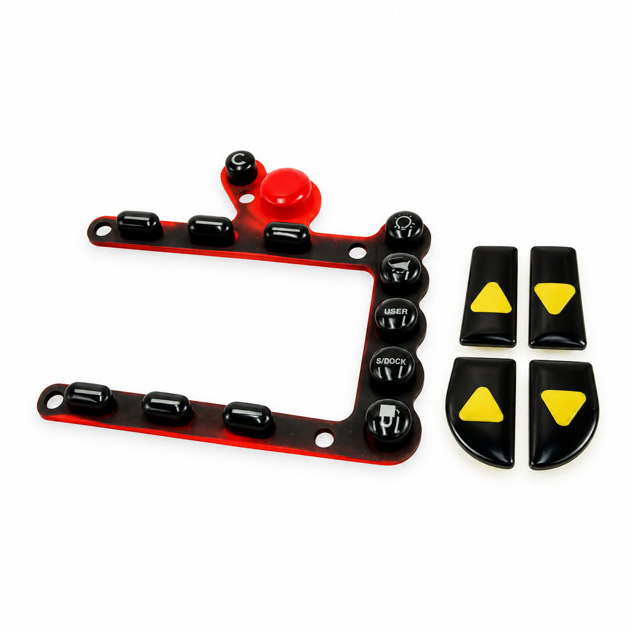 High quality rubber silicone keypad with customized logo