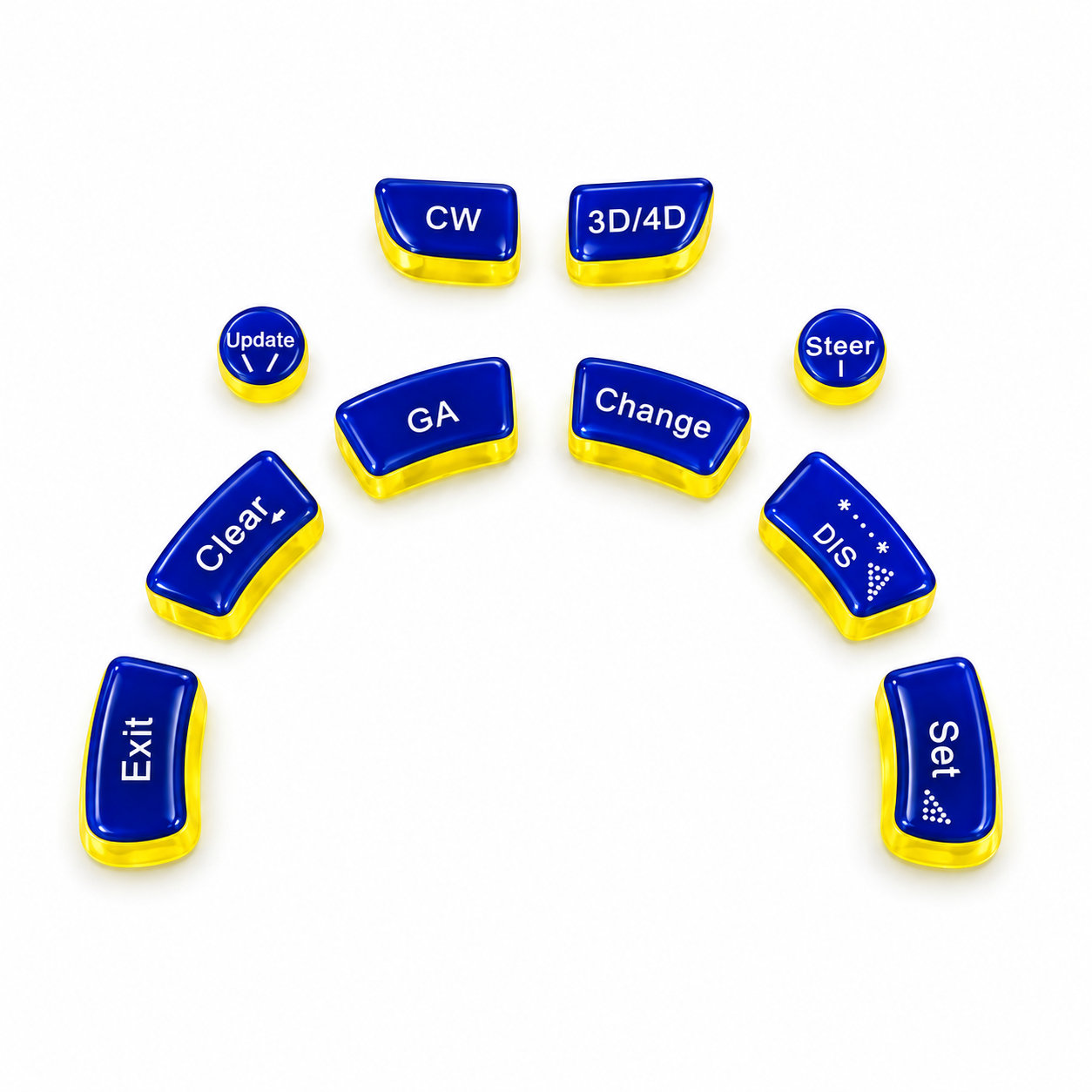 High quality medical silicone keypad with membrane switch