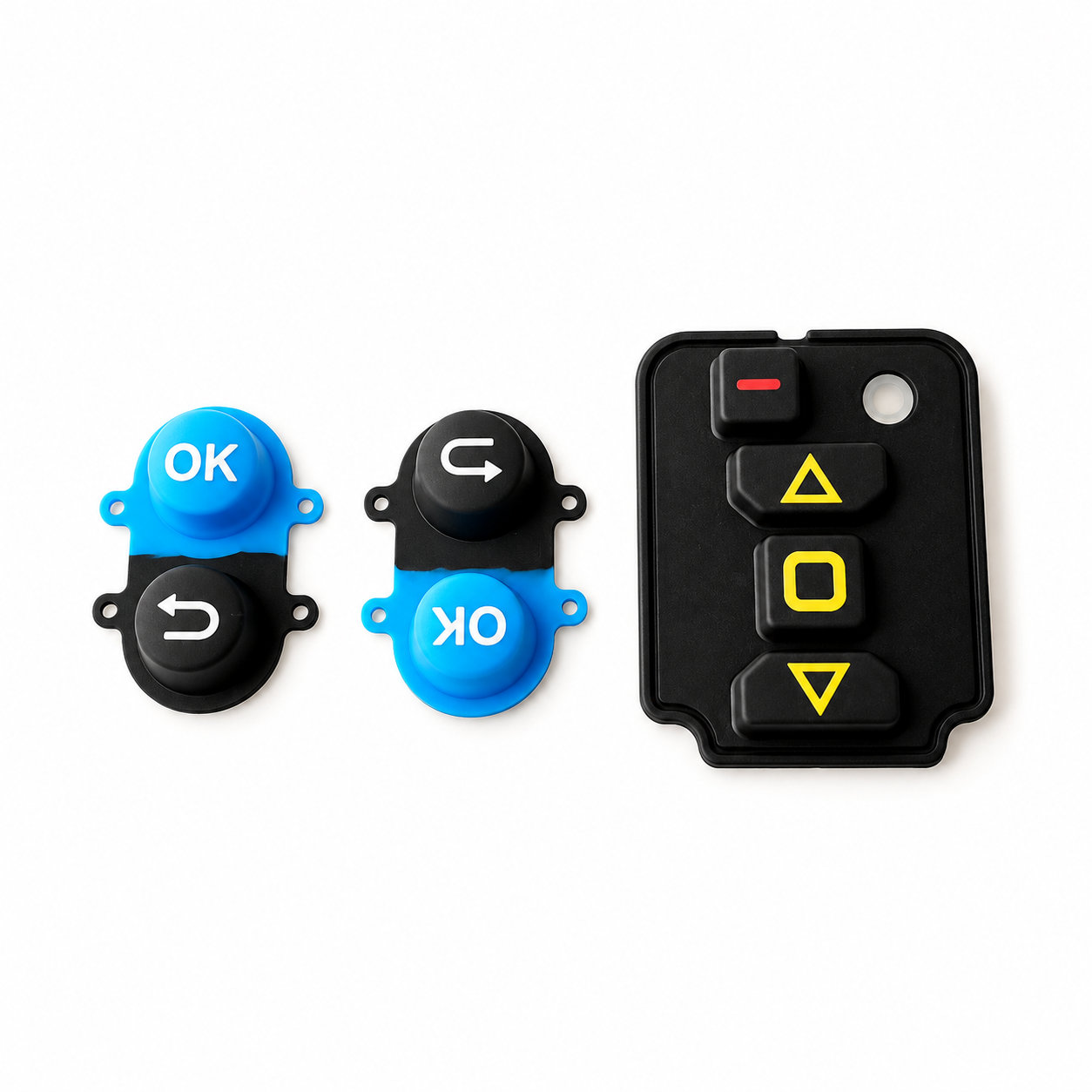 High quality silicone push buttons/silicone rubber keypads