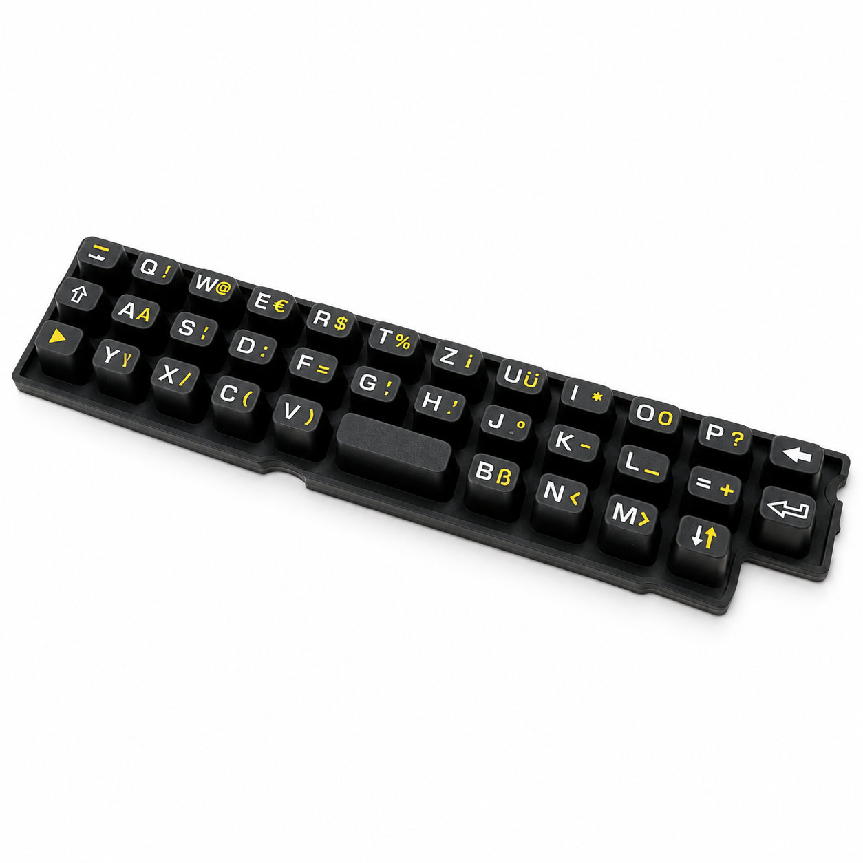 molded small rubber silicone elastic keypad for computer