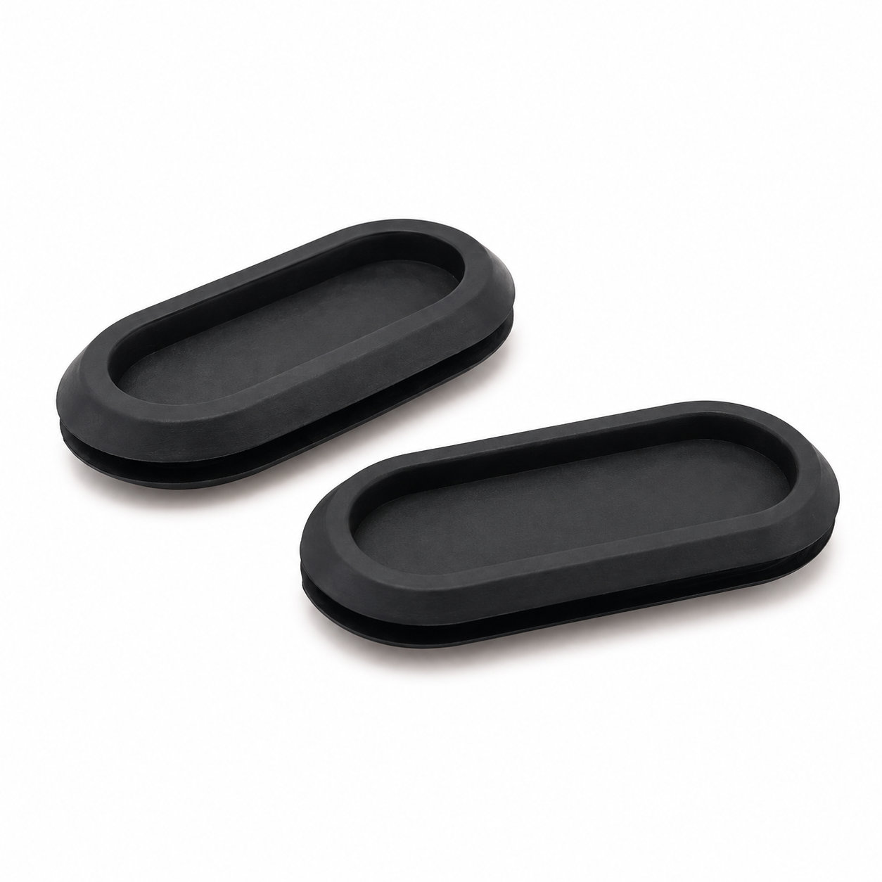 Rubber oblong blanking grommet custom oval coil