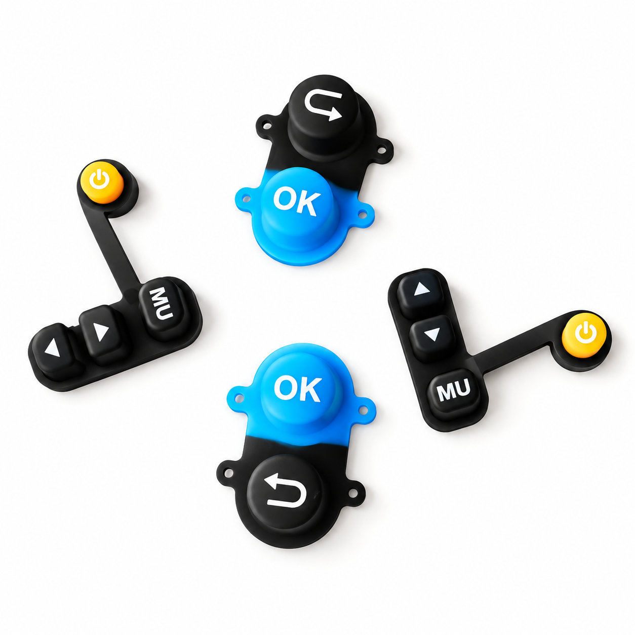 silicone rubber remote push buttons/silicone key button