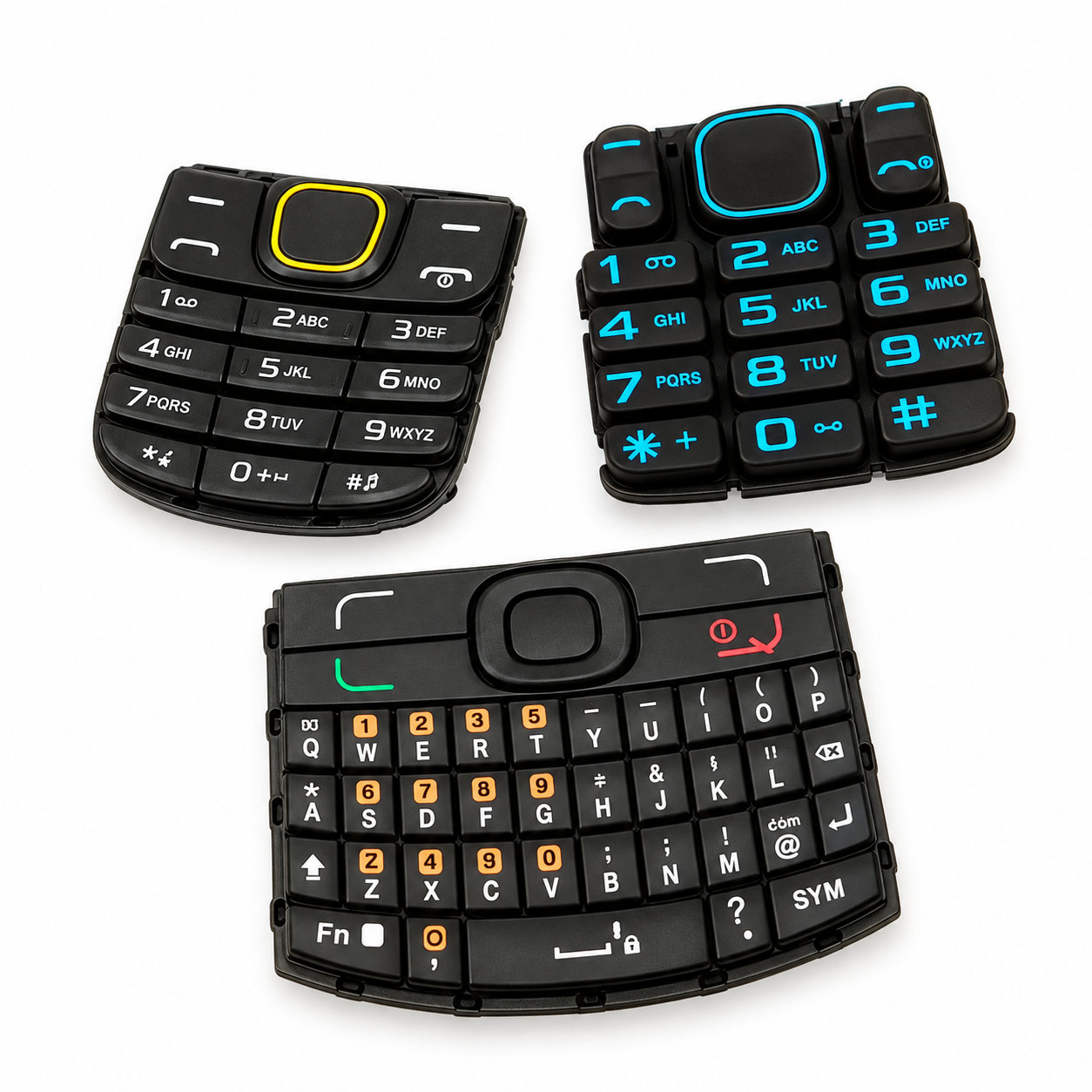 silicone keypad/rubber push button for mobile phone
